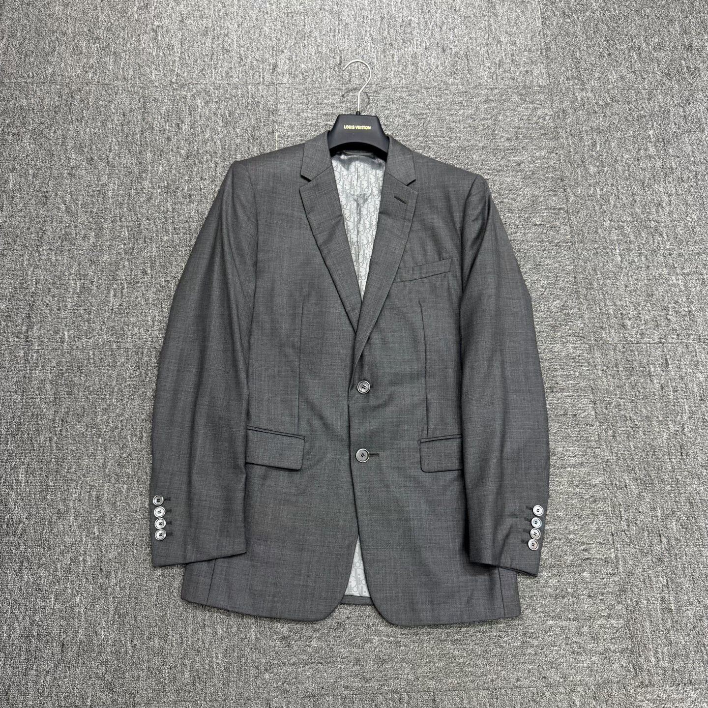 Dior dior wool suit jacket with patterned lining. Size US M / EU 48-50 / 2 - 1 Thumbnail
