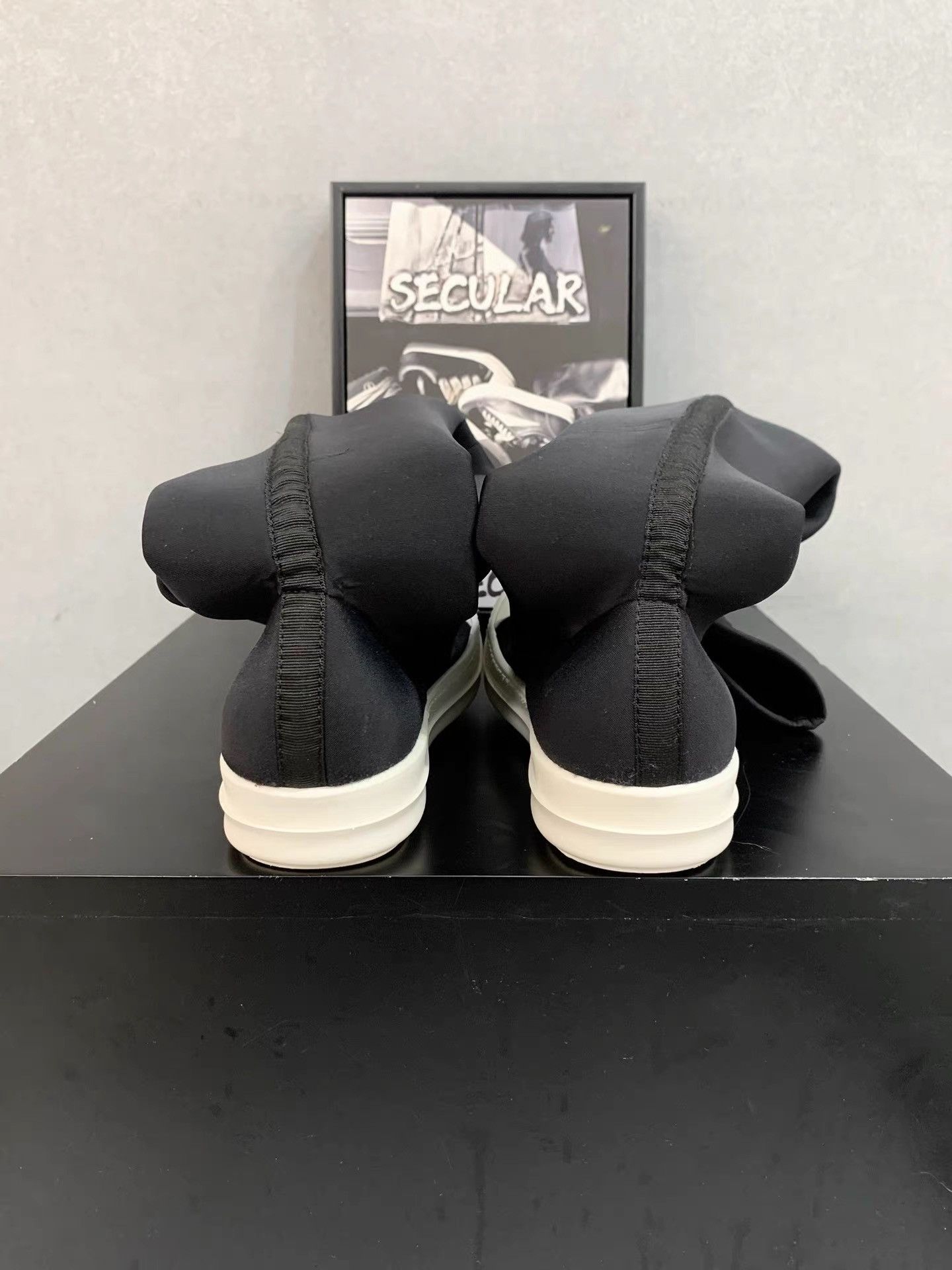 Rick Owens Rick Owens DRKSHDW Over-the-Knee Goddess Boots K34 Size US 6 / IT 36 - 7 Thumbnail