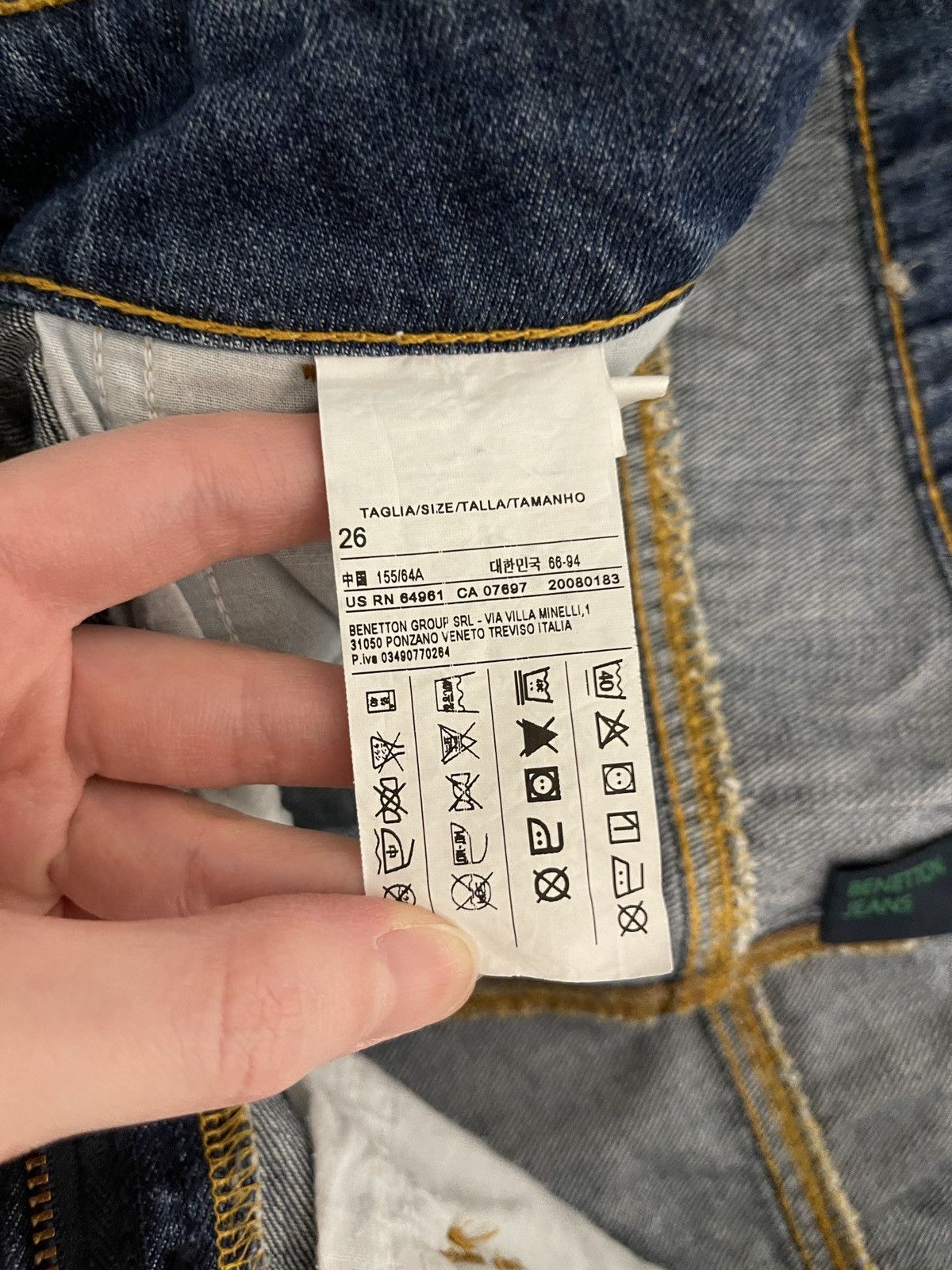 Benetton Benetton blue denim boyfriend jeans Size 26" / US 2 / IT 38 - 4 Thumbnail