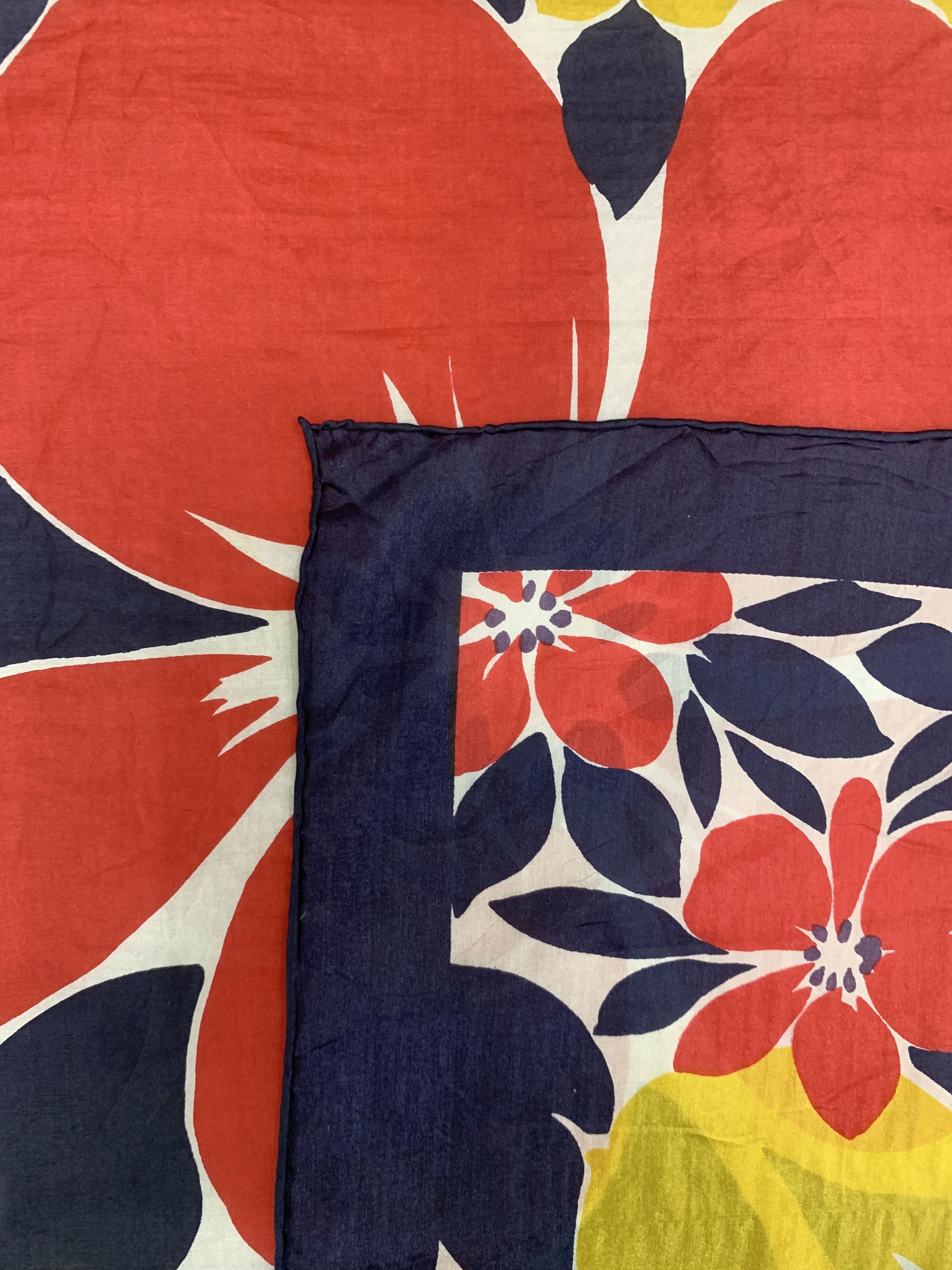 Vintage Golden Camel Silk Scarf Neckwear Shawl - SCA714