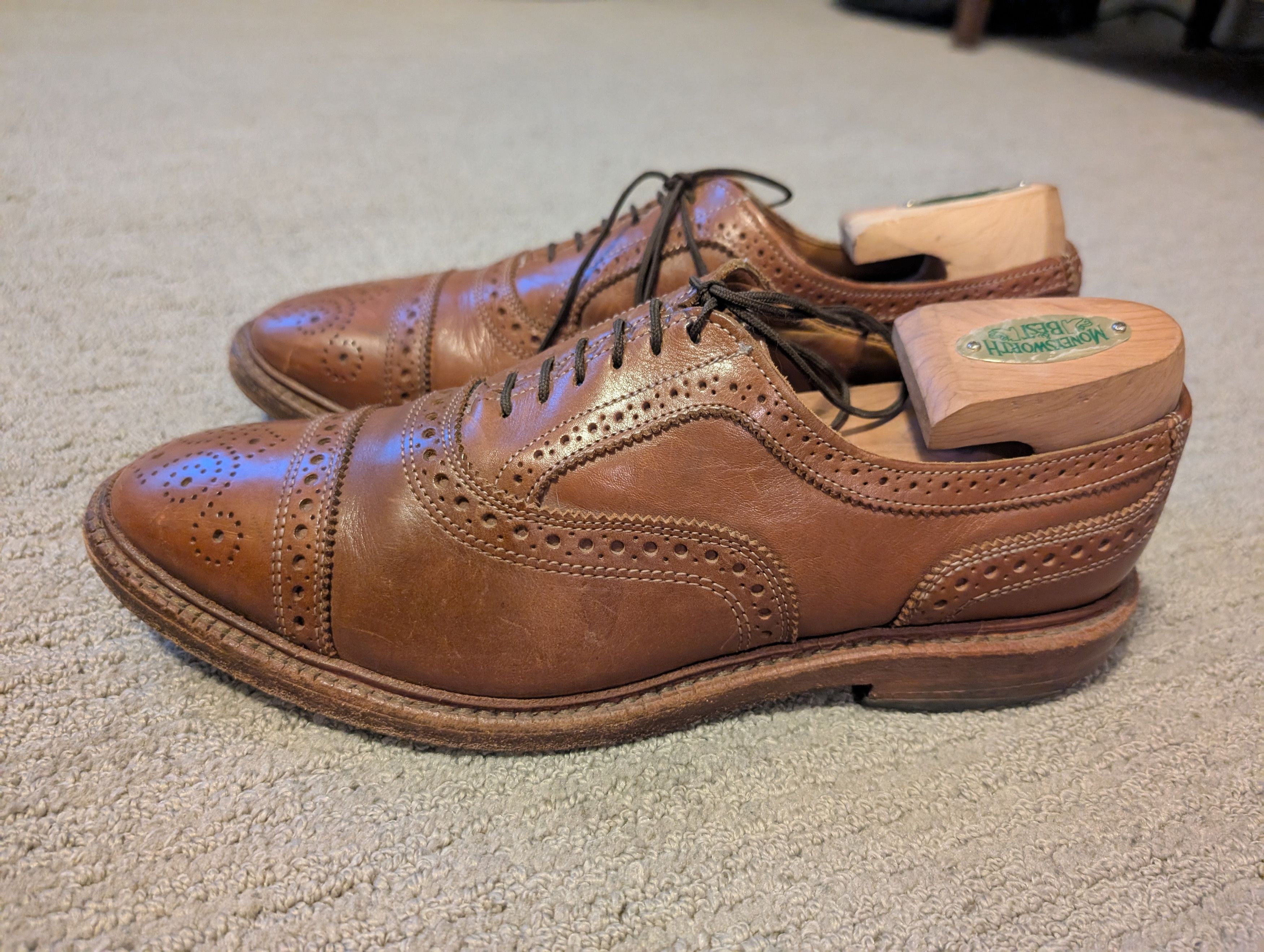 Allen Edmonds Allen Edmonds Elgin Cap Toe Perf Brogued Oxford Size US 8 / EU 41 - 2 Thumbnail