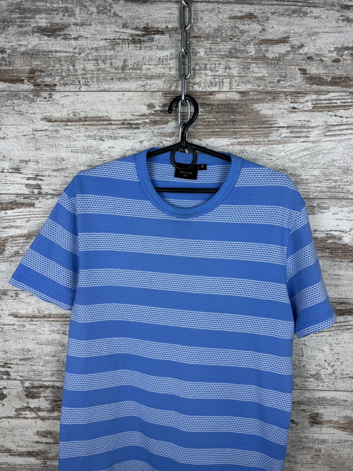 Percival Mens Vintage Percival T-shirt striped tee luxury Size US S / EU 44-46 / 1 - 3 Thumbnail