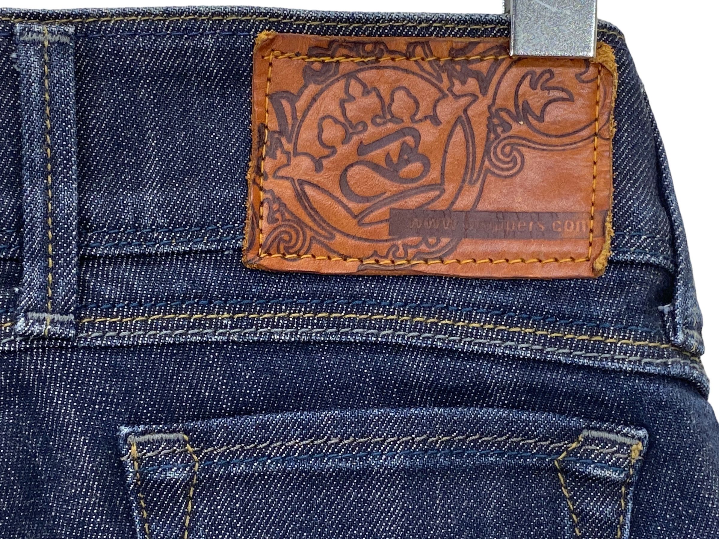 Japanese Brand Brappers Flare Denim Jeans Distressed Bootcut Jeans Size 26" / US 2 / IT 38 - 7 Thumbnail