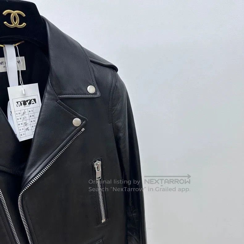 Saint Laurent Paris Saint Laurent Leather Biker Jacket Size US S / EU 44-46 / 1 - 5 Thumbnail