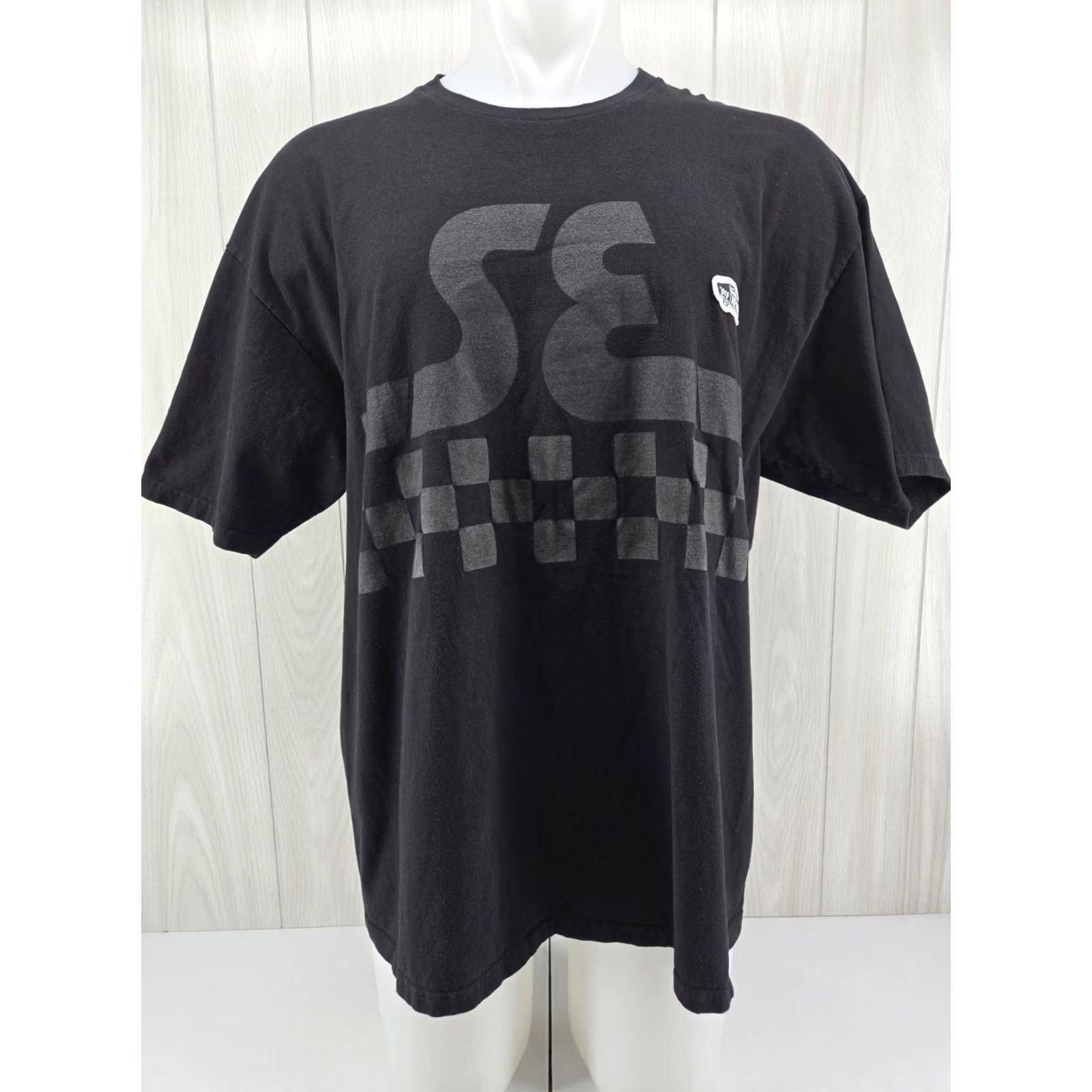 Vans Vans T-Shirt Men 2XL Black Cotton Classic Fit SE Off The Wall Logo Short Sleeve Crew Neck Size US XXL / EU 58 / 5 - 2 Thumbnail