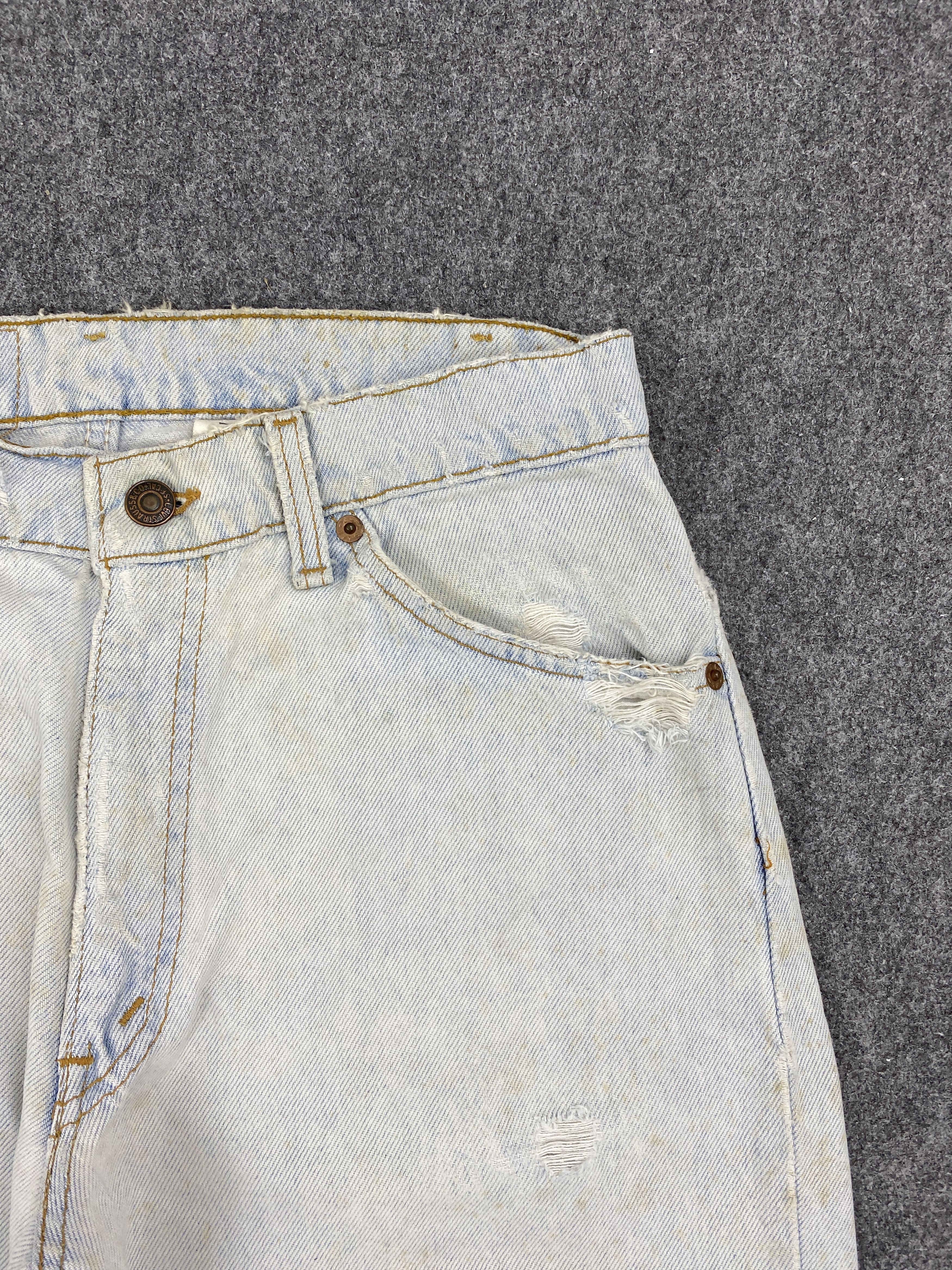 Levi's × Vintage Light Washed Vintage 90s Levis 560 Orange Tabs Jeans Size US 29 - 8 Thumbnail