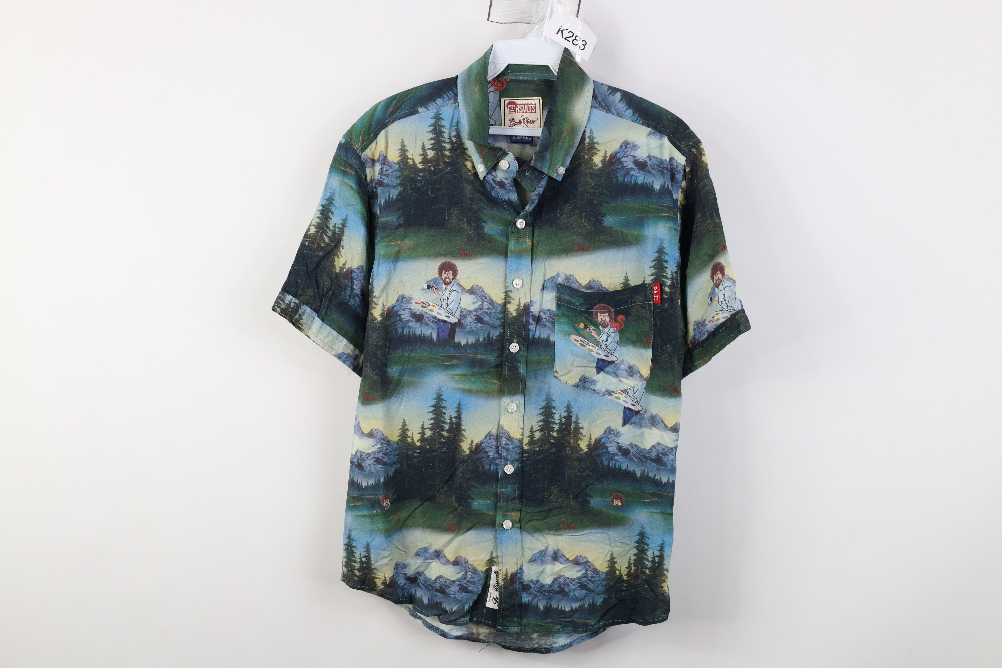Vintage The Roosevelts RSVLTS x Bob Ross Happy Trees Button Shirt Size US XS / EU 42 / 0 - 1 Thumbnail