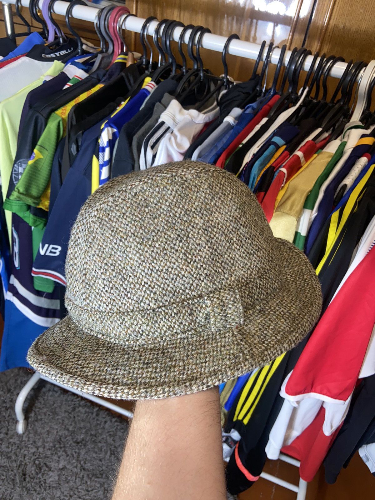 Harris Tweed × Vintage HARRIS TWEED VINTAGE ENGLAND MENS 100% WOOL HAT Size ONE SIZE - 1 Thumbnail