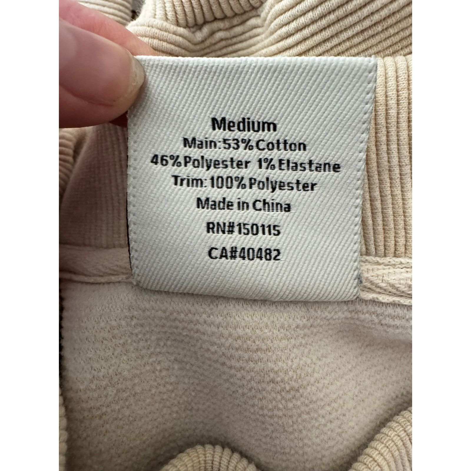 Varley VARLEY Mae Boyfriend Sweat in Egret Ottomon Size Medium Size M / US 6-8 / IT 42-44 - 9 Thumbnail