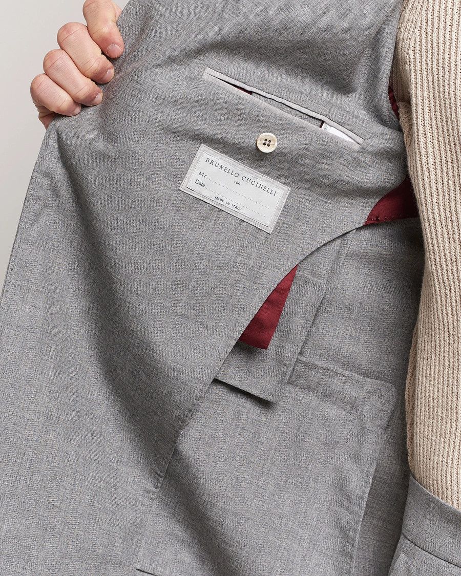 o1y1124 Wool Blazer in Light Grey