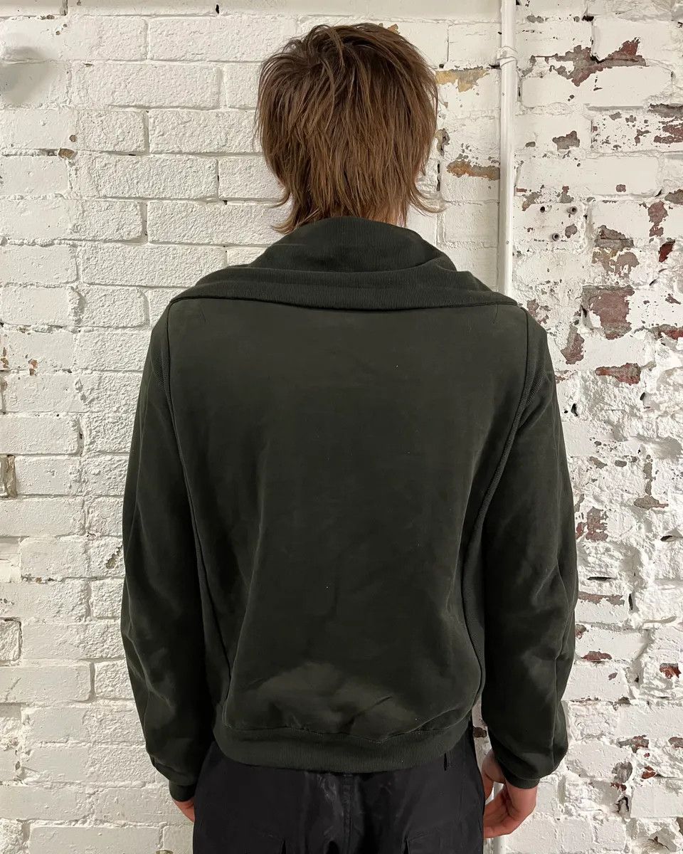 Yves Saint Laurent 2000s Yves Saint Laurent Khaki High Collar Zip-up Sweater Size US M / EU 48-50 / 2 - 4 Thumbnail