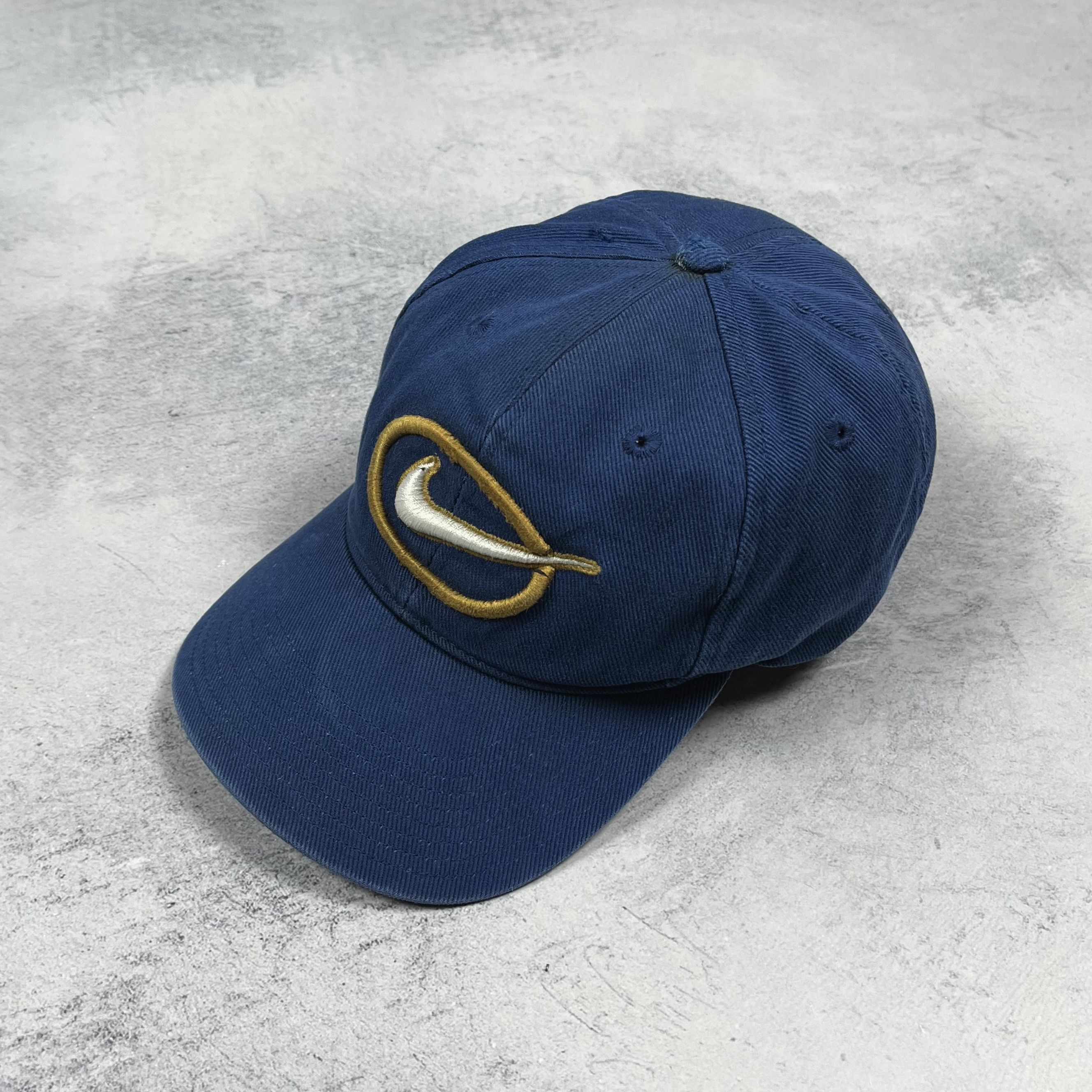 Nike Vintage Nike Rare Big Swoosh Baseball Cap 90’s Size ONE SIZE - 1 Thumbnail