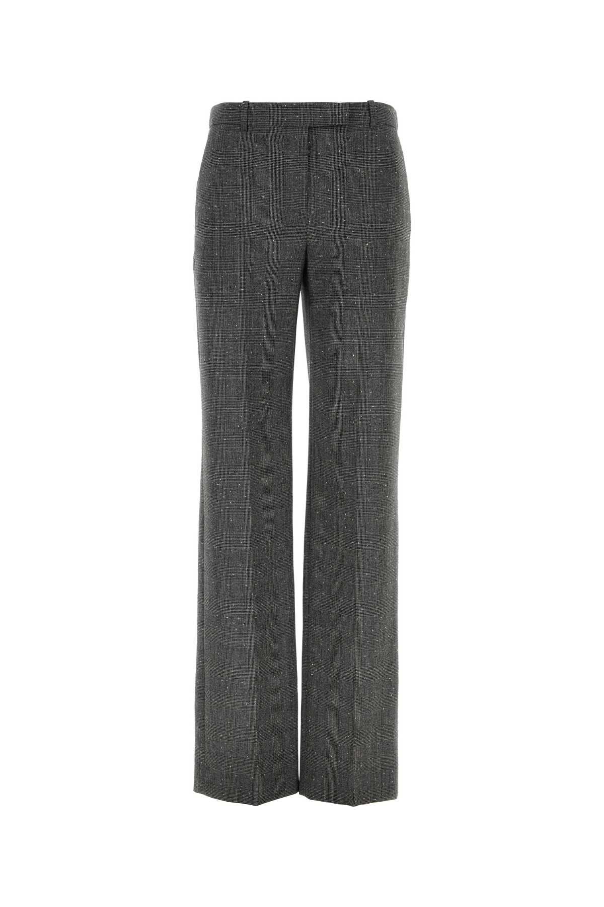 Alexander McQueen Embroidered Wool Pant Size 28" / US 6 / IT 42 - 1 Thumbnail