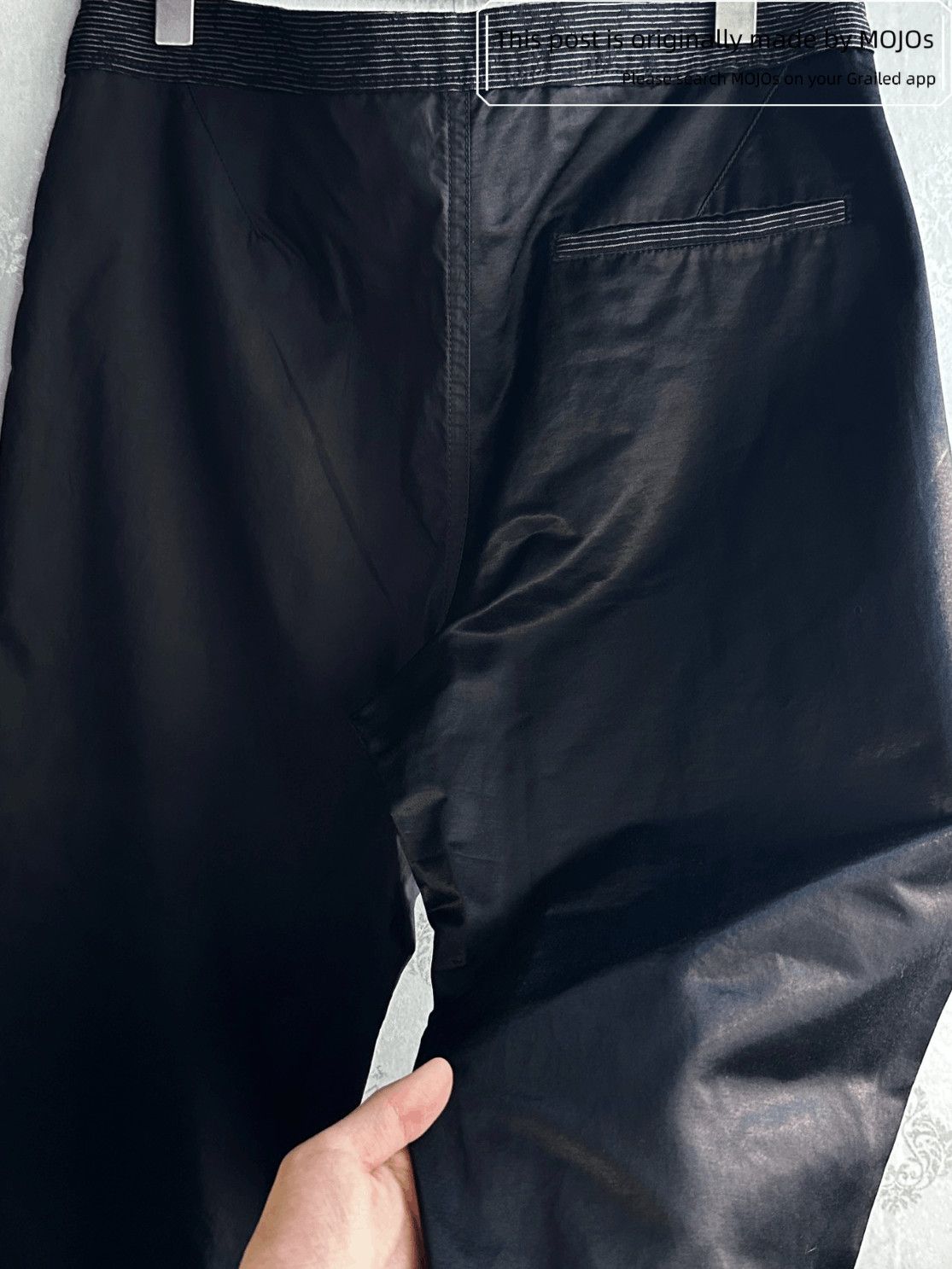 Ann Demeulemeester Sz L Ann Demeulemeester Joint Material Pants Size US 34 / EU 50 - 4 Thumbnail