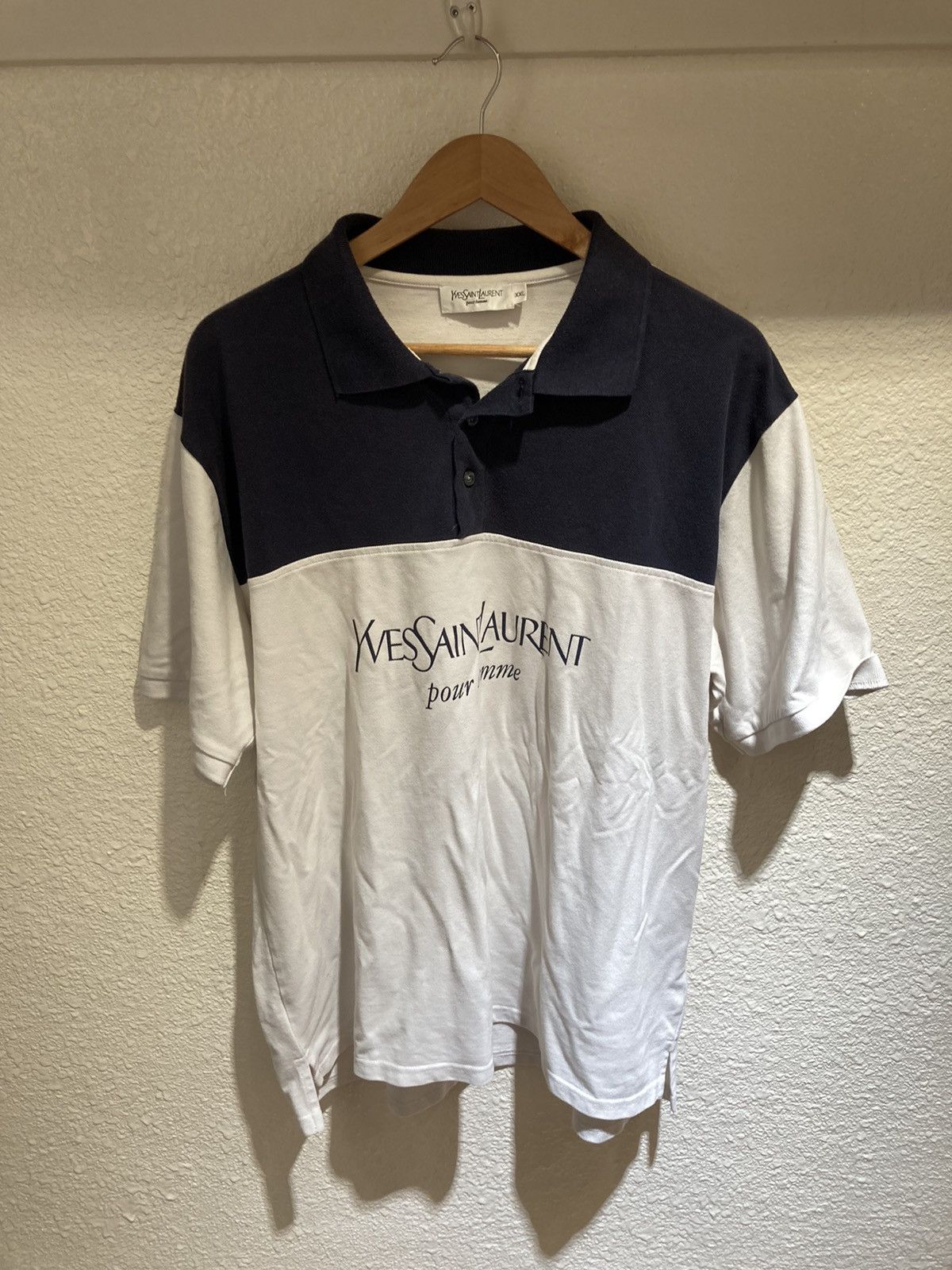 Yves Saint Laurent YSL Pour Homme Polo Size US XXL / EU 58 / 5 - 1 Thumbnail