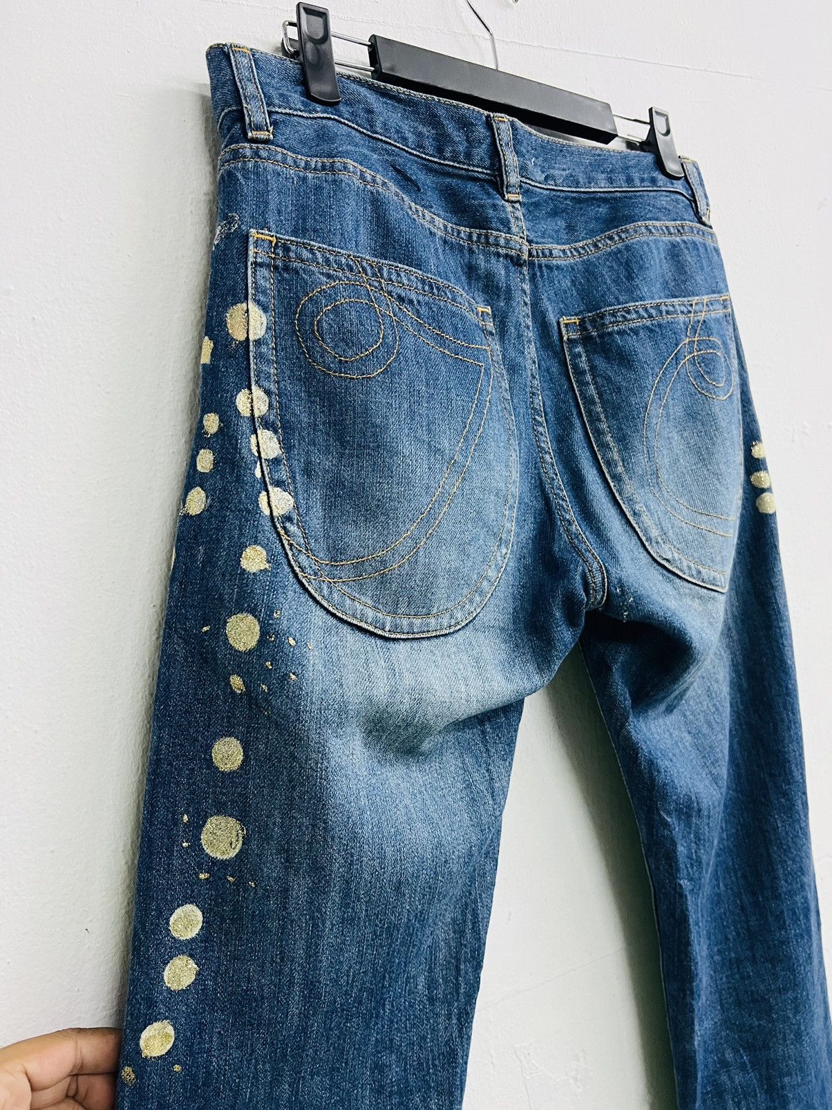 Issey Miyake × Japanese Brand × Tsumori Chisato TSUMORI CHISATO PAINTED ART DENIM Size US 32 / EU 48 - 16 Thumbnail