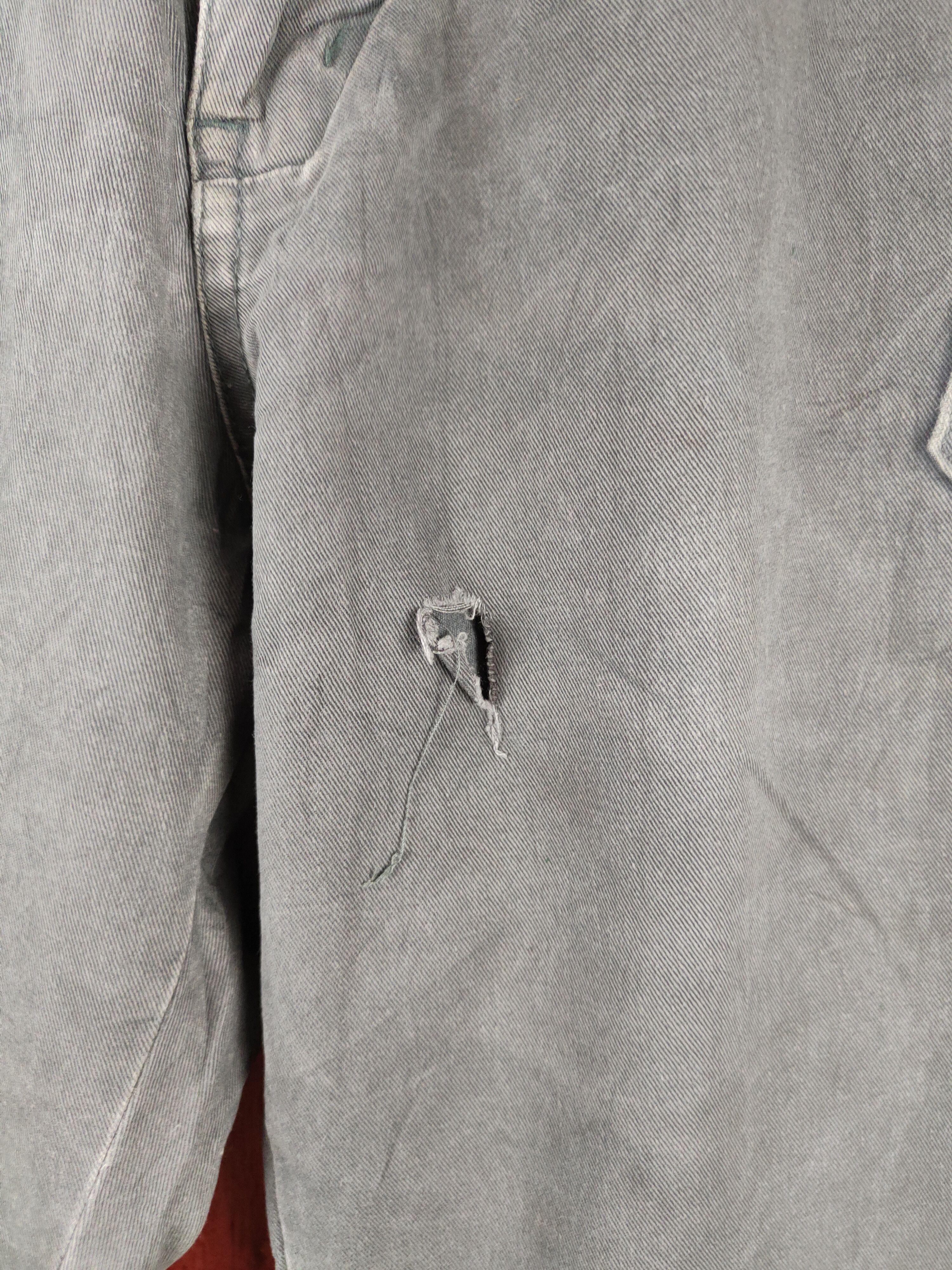 Japanese Brand Evenriver Dark Gray Faded Multipocket Cargo Pants #S1315 Size US 34 / EU 50 - 3 Thumbnail