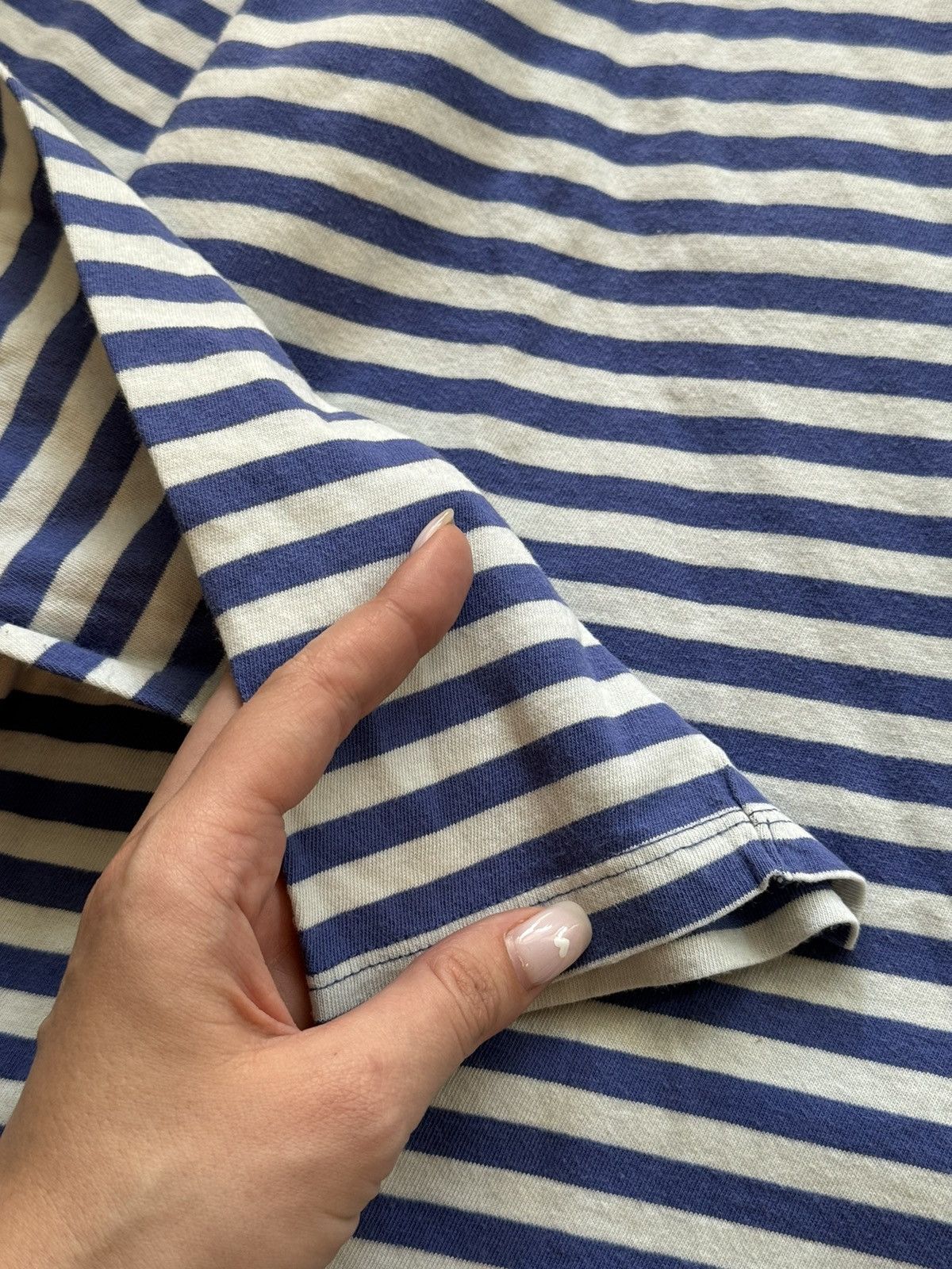 Designer Gudrun Sjoden avant garde striped minimalist longsleeve Size XL / US 12-14 / IT 48-50 - 4 Thumbnail