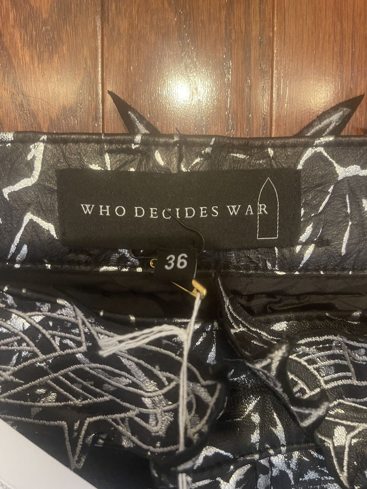 Who Decides War Who Decides War The Garden Glass Throne Black Leather Pants Size US 36 / EU 52 - 6 Thumbnail
