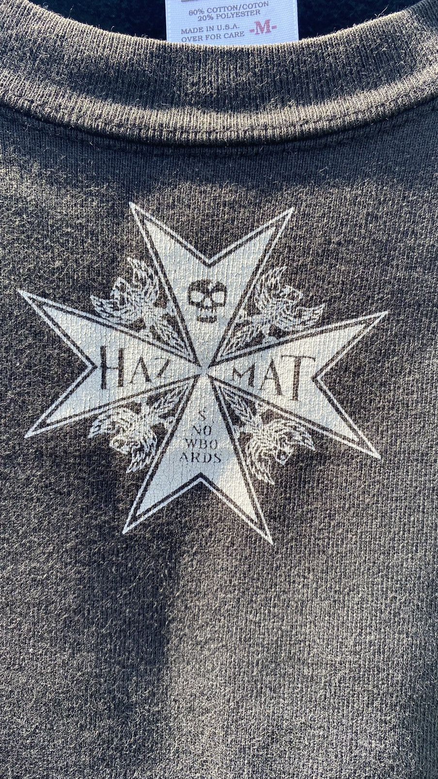 Rare‼️Vintage 90s Hazmat Snowboard Sweatshirt