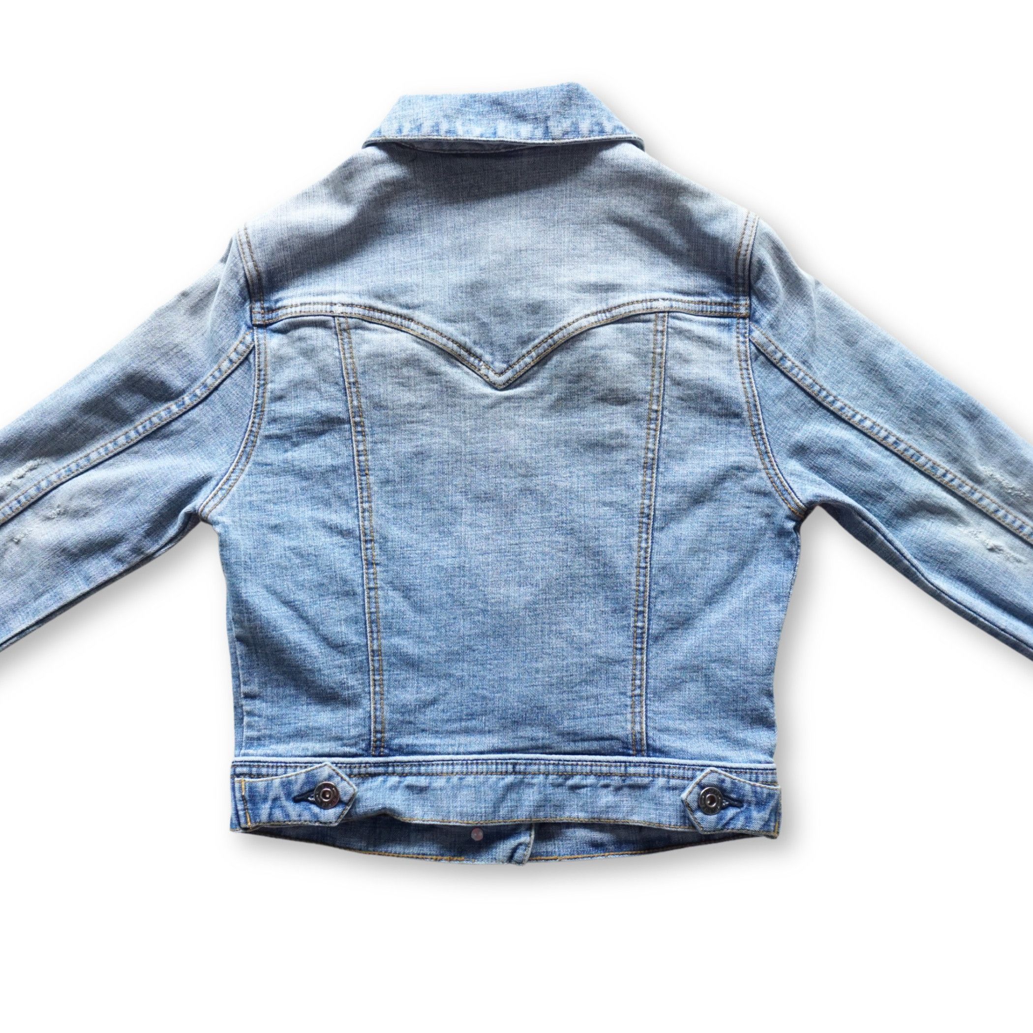 Japanese Brand RUFUS Button-Up Distressed Denim Jacket Size S / US 4 / IT 40 - 3 Thumbnail