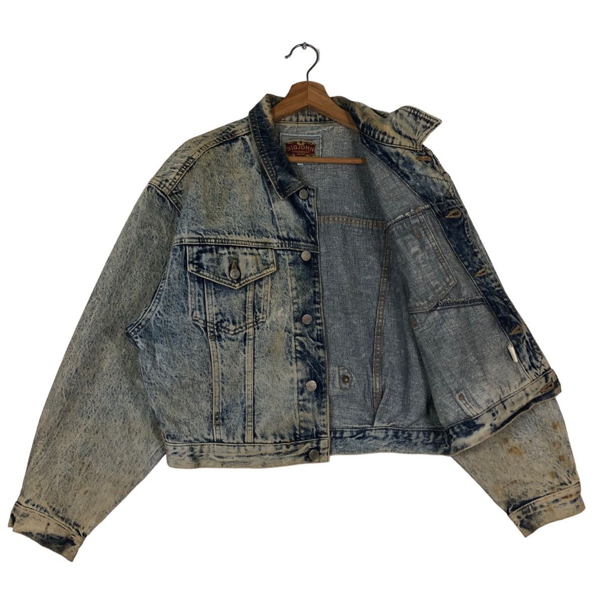 Japanese Brand 🔥90’s Vintage Cropped Trucker Denim Jacket Big John Size US M / EU 48-50 / 2 - 8 Thumbnail