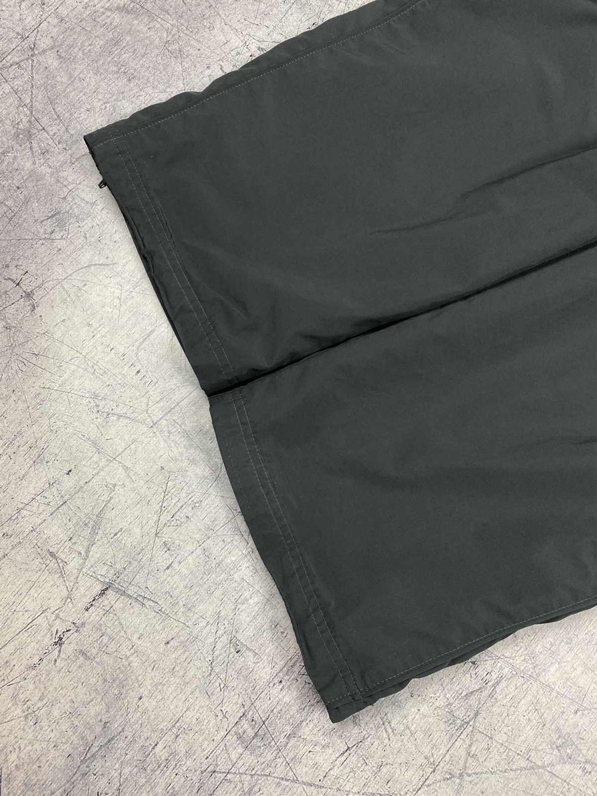 Nike × Vintage Vintage 00s Nike swoosh y2k nylon drill track pants Size US 35 - 14 Thumbnail