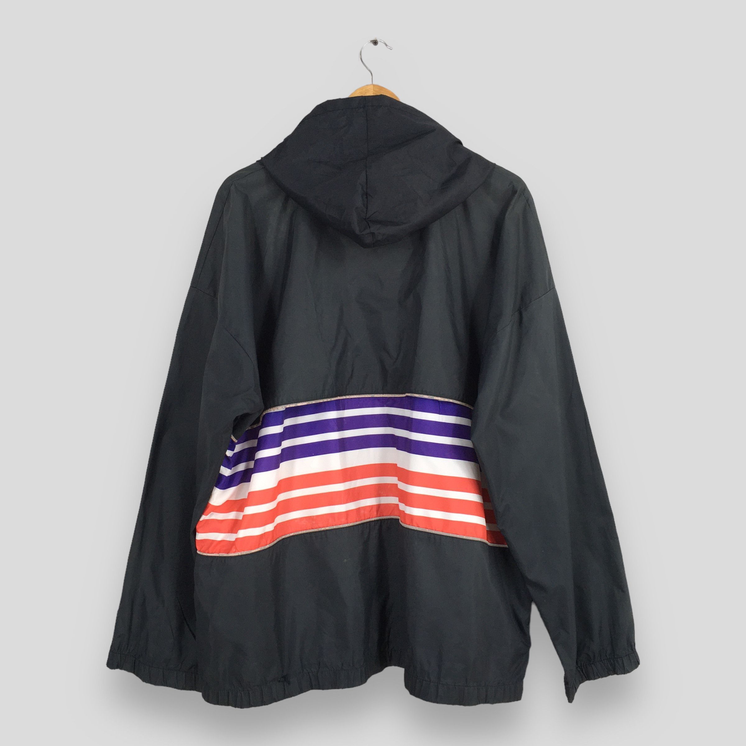 Adidas Vintage Adidas Trefoil Windbreaker Jacket Hoodie XLarge Size US XL / EU 56 / 4 - 8 Thumbnail