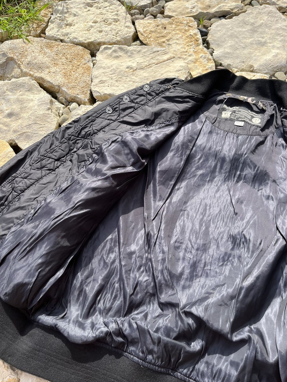 Diesel × Vintage Diesel vintage y2k bomber nylon jacket Avant Garde Size US M / EU 48-50 / 2 - 18 Thumbnail