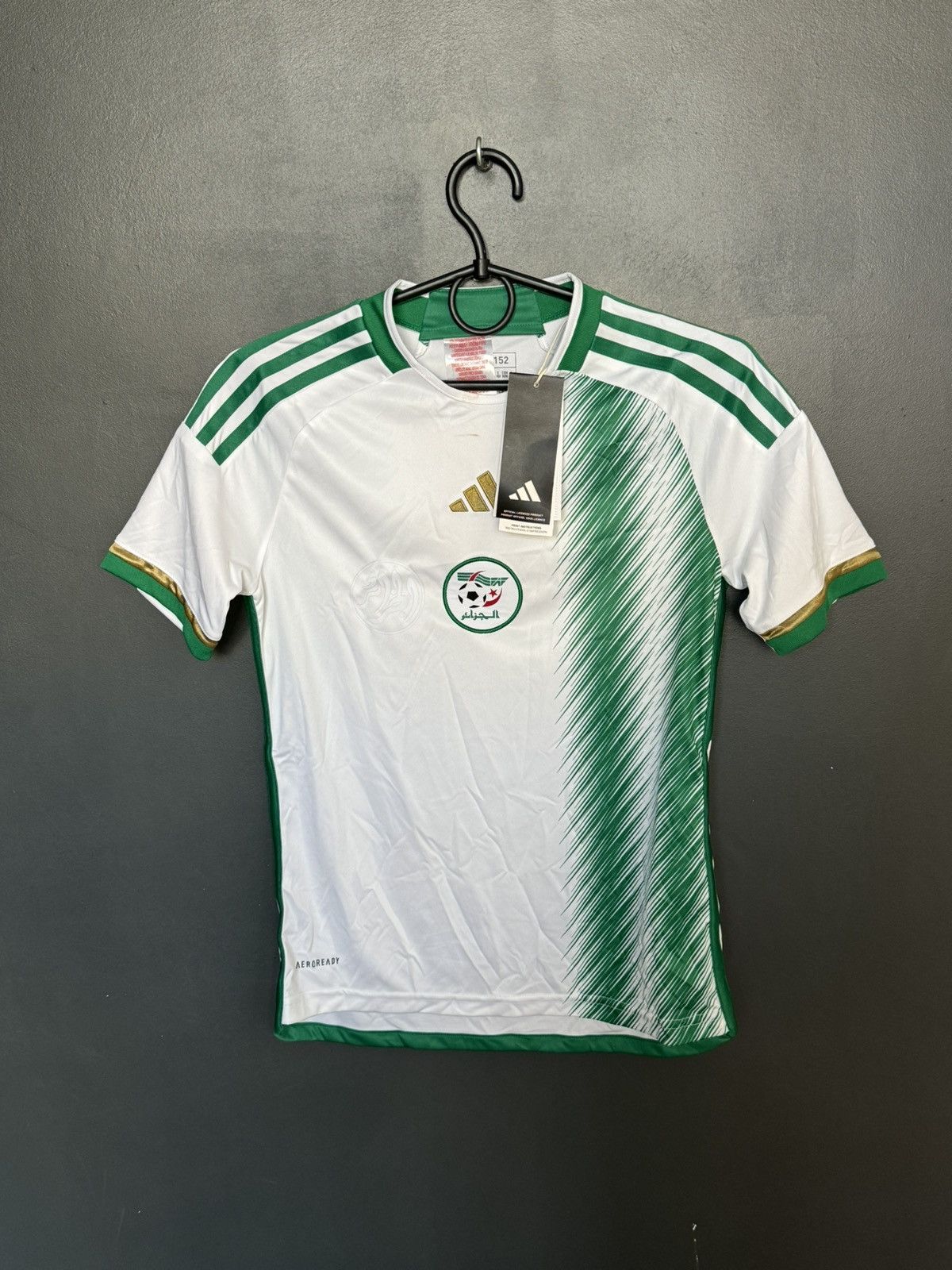 Adidas KIDS New Algeria 22/23 Home Football Jersey T-Shirt Size US XS / EU 42 / 0 - 1 Thumbnail
