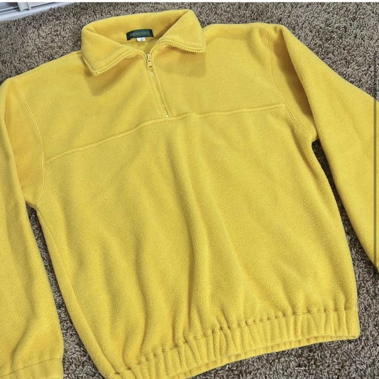 Giordano × Vintage Yellow Fleece Size US S / EU 44-46 / 1 - 2 Thumbnail