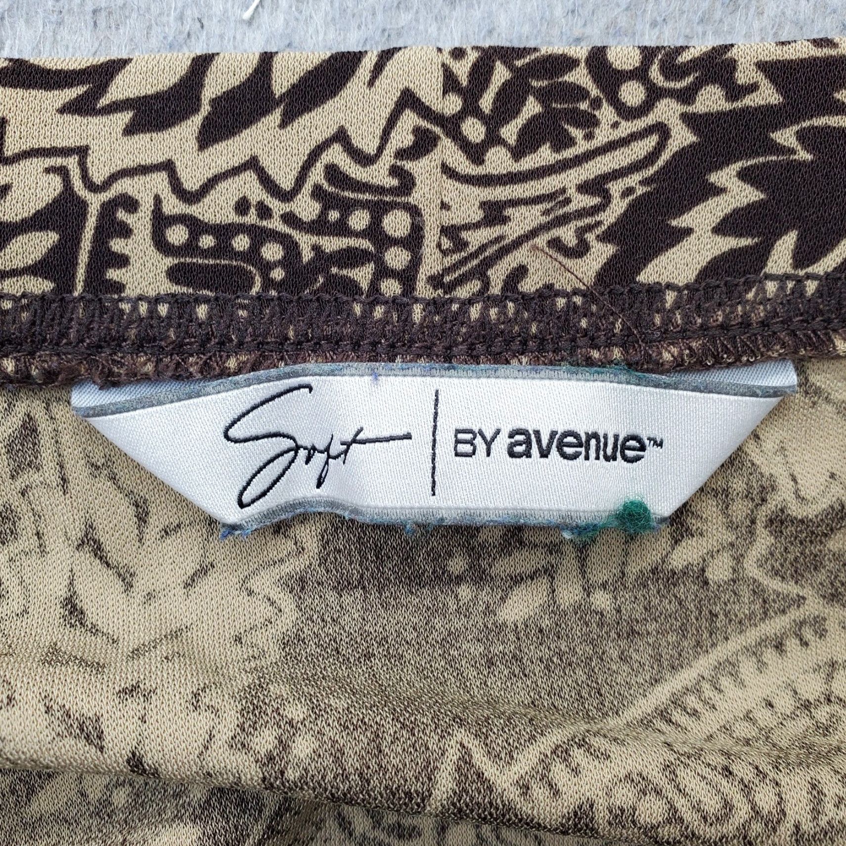 Avenue Avenue Womens Skirt 22 Multicolor Floral A-Line High Waist Pull On Short - Size 22 Womens Mode Size 40" / US 18 - 5 Thumbnail
