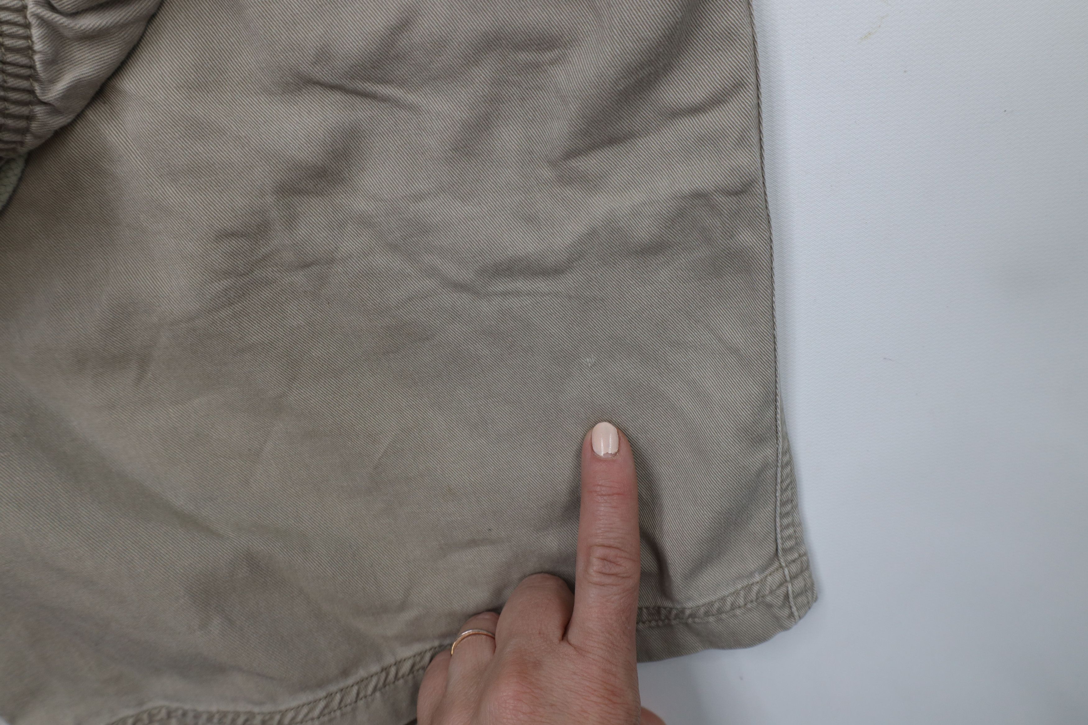 Vintage Vintage 90s Streetwear Blank Above Knee Shorts Beige Size US 32 / EU 48 - 9 Thumbnail