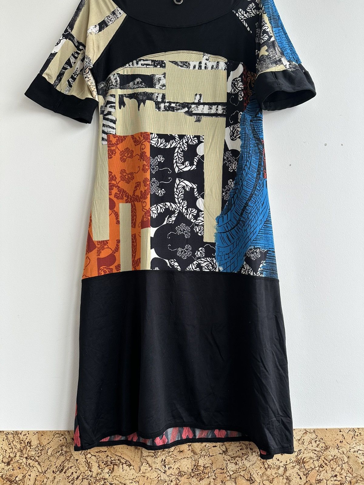 Vintage SAVE THE QUEEN MESH FLORAL DRESS MAXI NYLON ABSTRACT SIZE XL Size XL / US 12-14 / IT 48-50 - 6 Thumbnail
