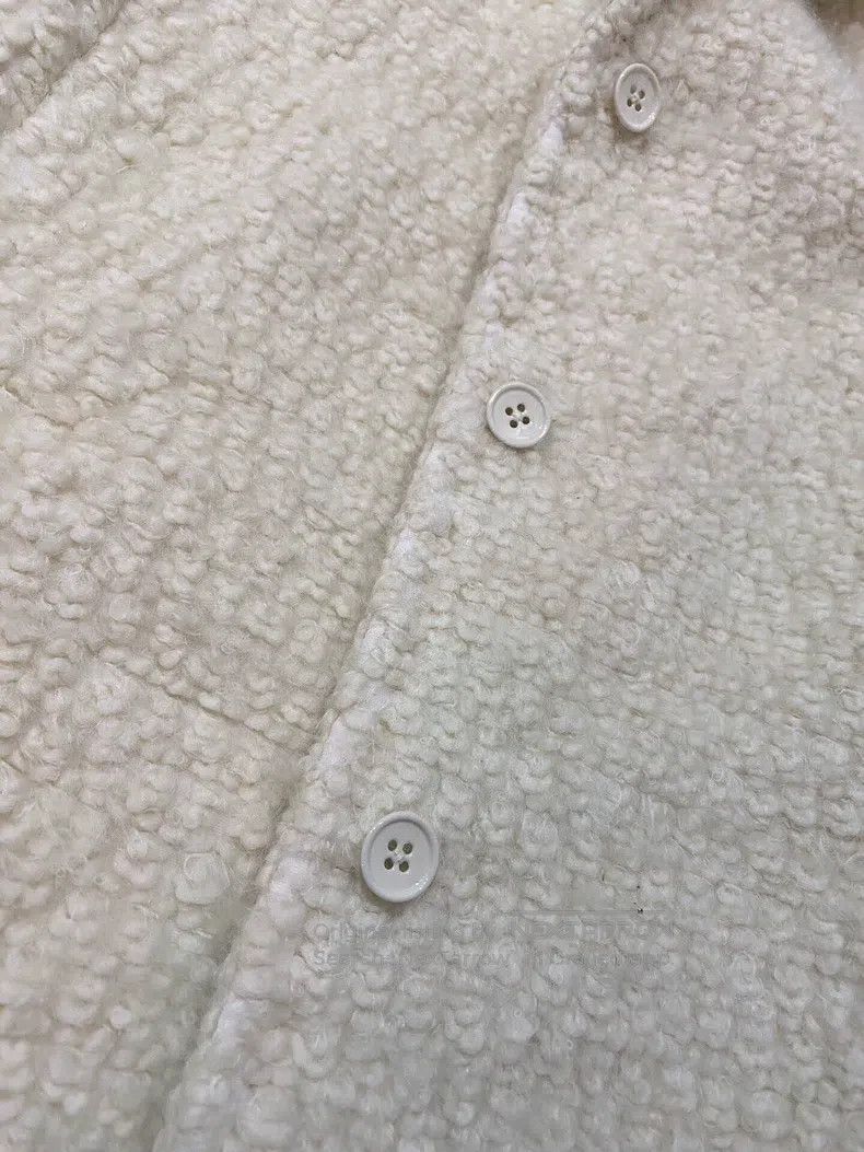 Jil Sander Jil Sander size 34 Popular White Wool Long Coat Size L / US 10 / IT 46 - 6 Thumbnail