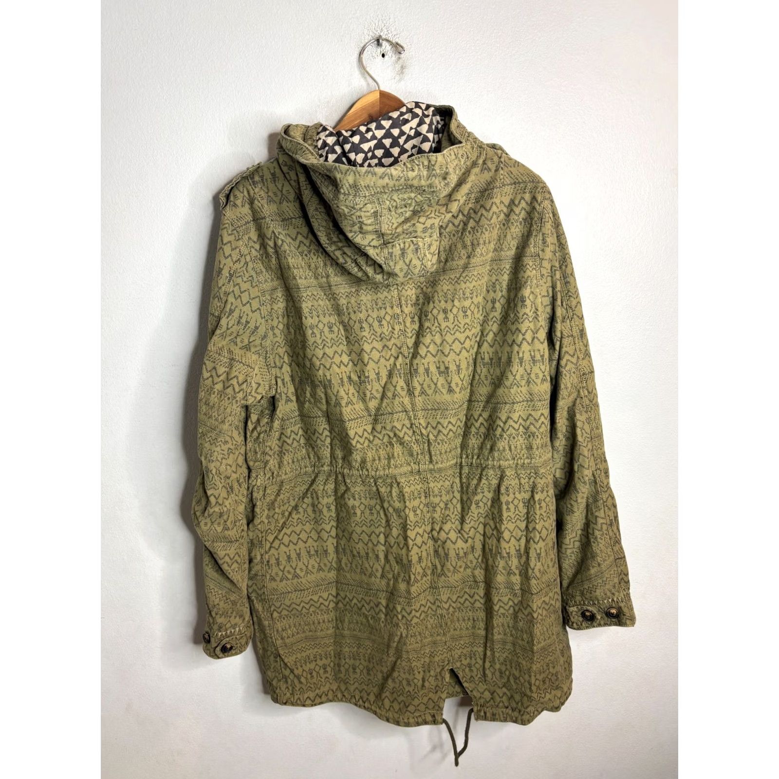 Maison Scotch Maison Scotch & Soda Military Hoodie Parka Jacket Green 4 Womens Mens Size 4 Green Size S / US 4 / IT 40 - 7 Thumbnail
