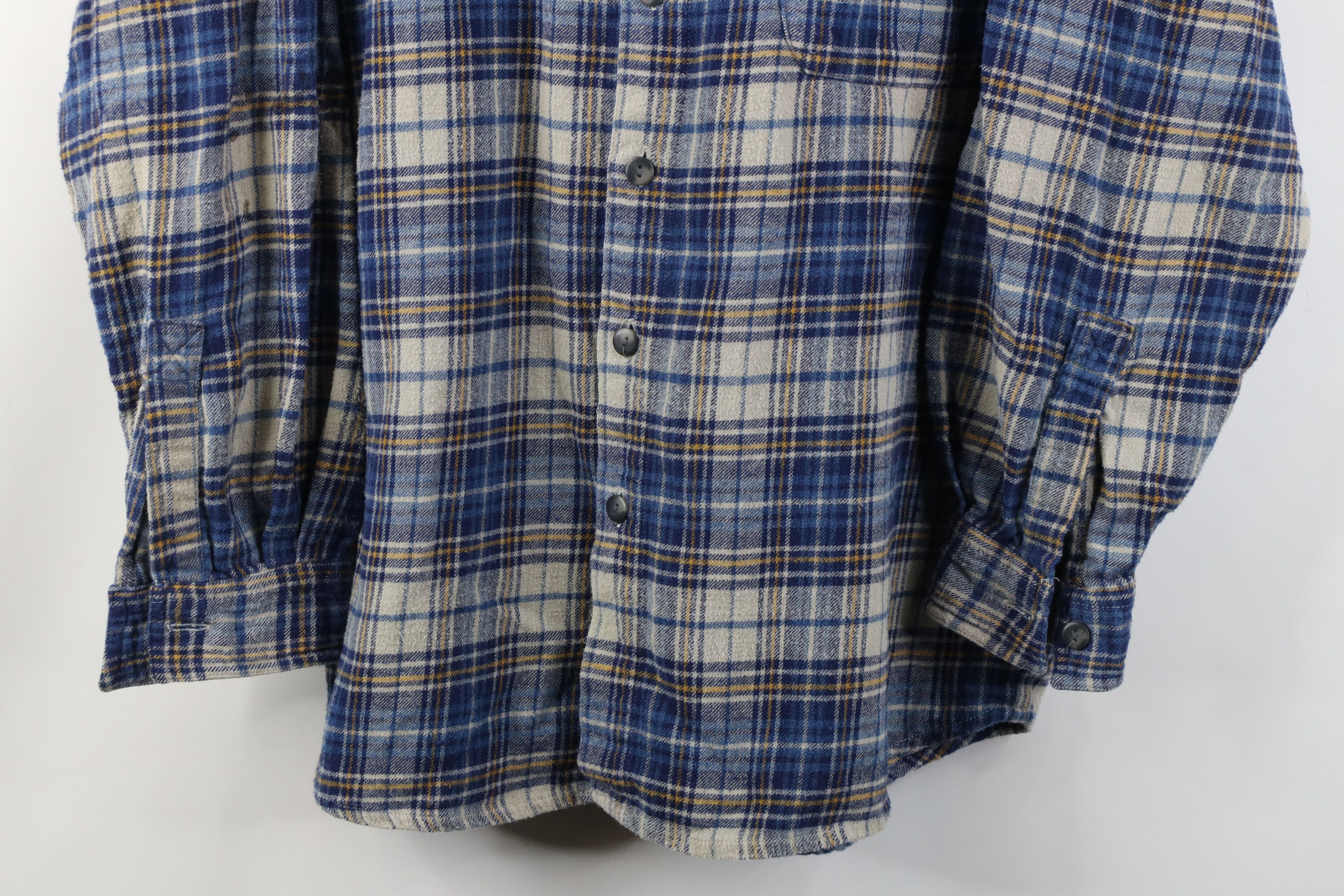 Vintage Vintage 90s Streetwear Flannel Collared Button Shirt Plaid Size US M / EU 48-50 / 2 - 3 Thumbnail