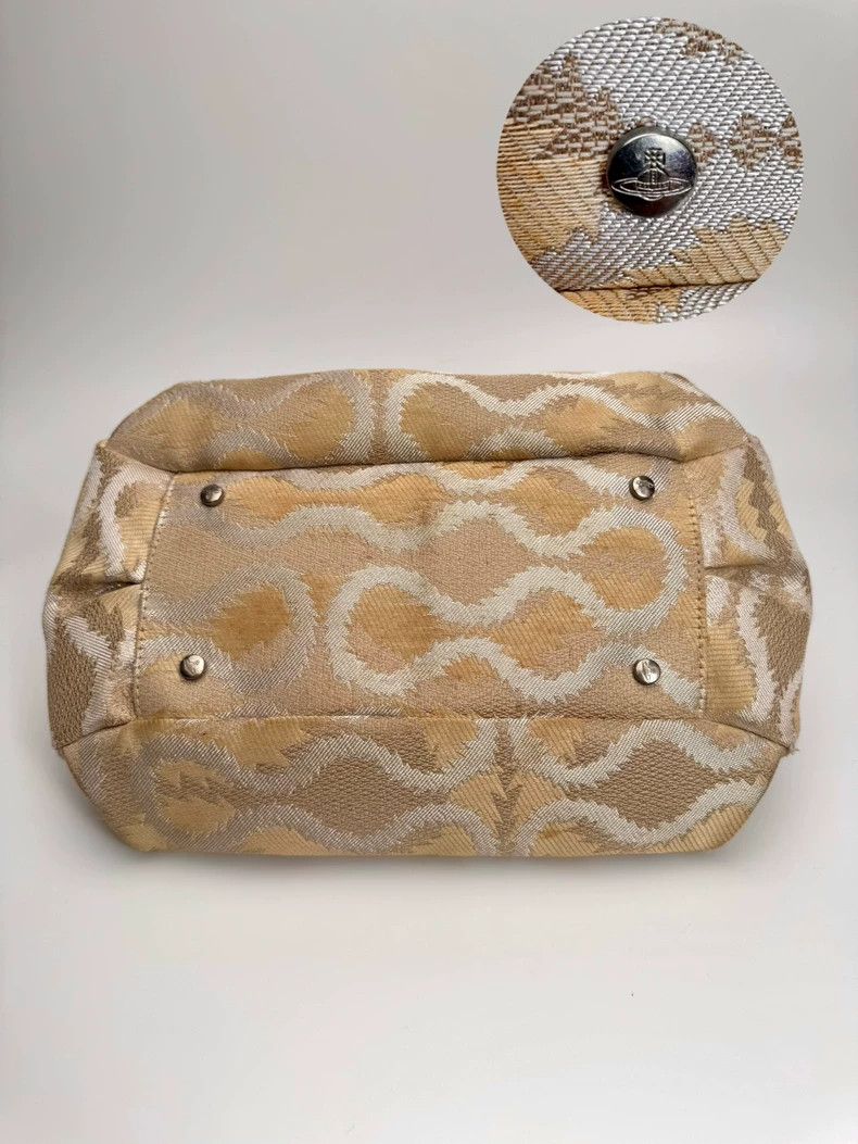 Vivienne Westwood Vivienne Westwood Champagne gold pirate wavy Boston bag Size ONE SIZE - 6 Thumbnail
