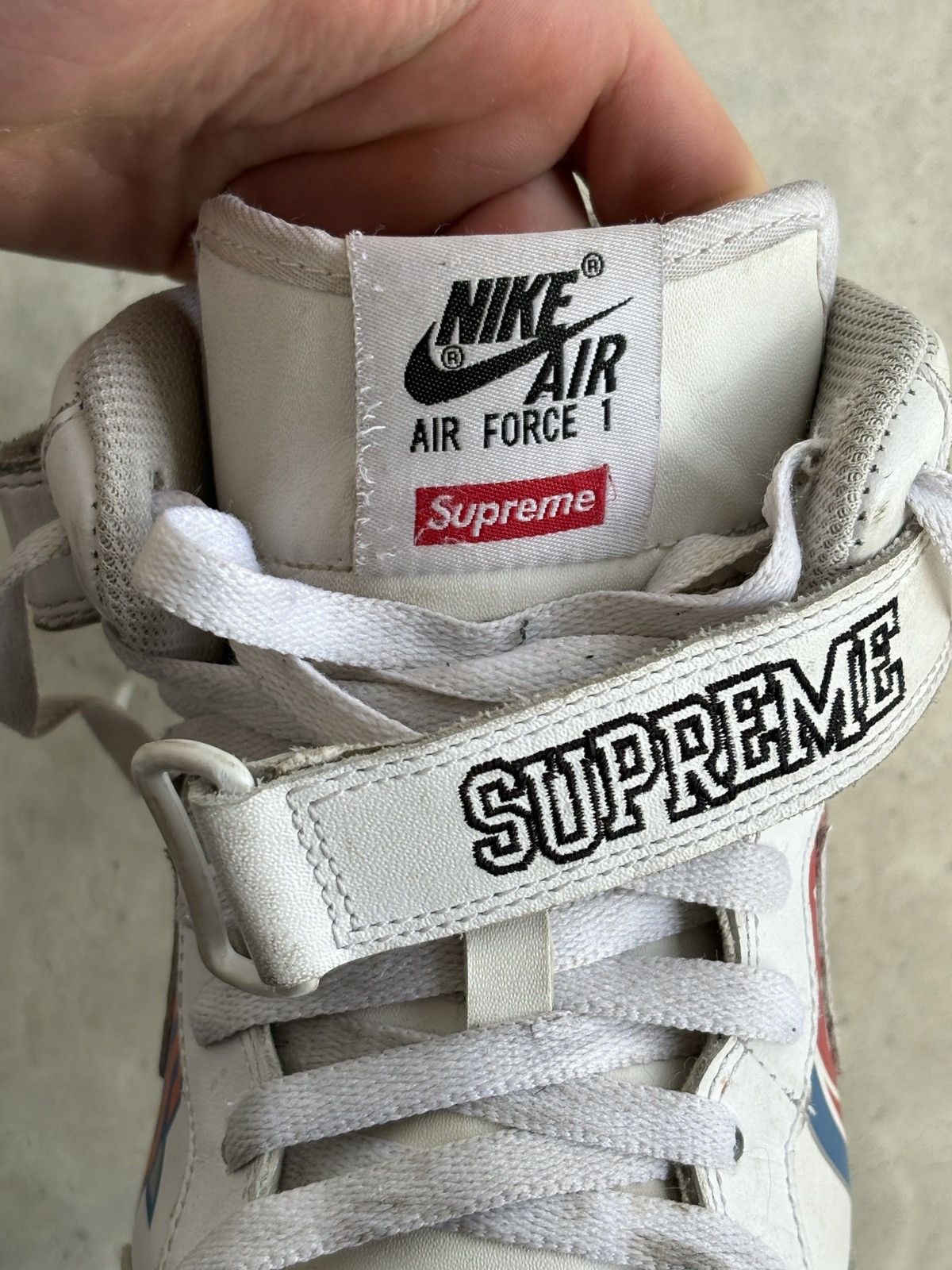 Nike × Supreme Supreme Air Force 1 Mid '07 NBA Size US 11.5 / EU 44-45 - 7 Thumbnail