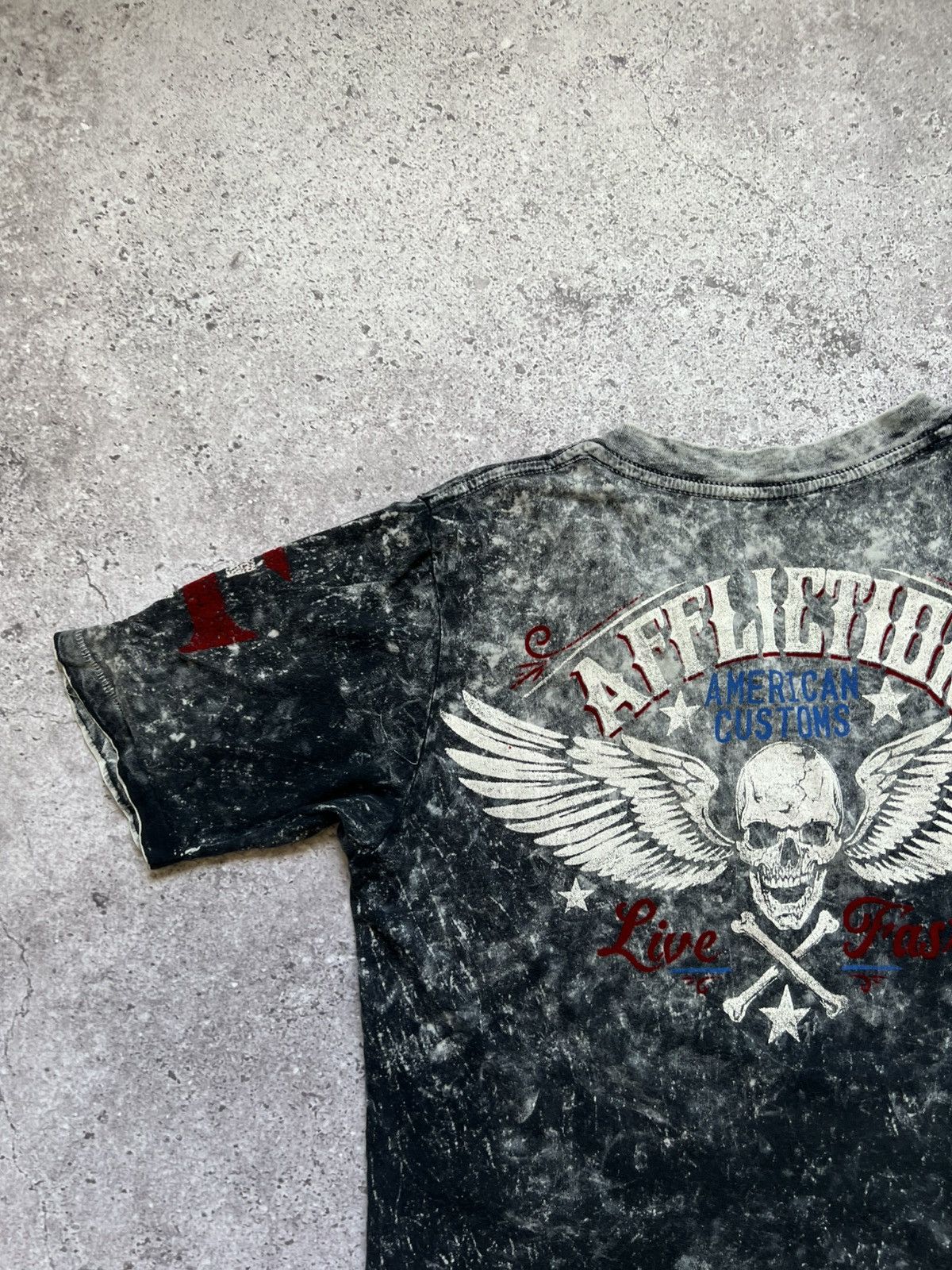 Affliction Affliction Women's Skull T-shirt Y2K Tee Size L / US 10 / IT 46 - 16 Thumbnail