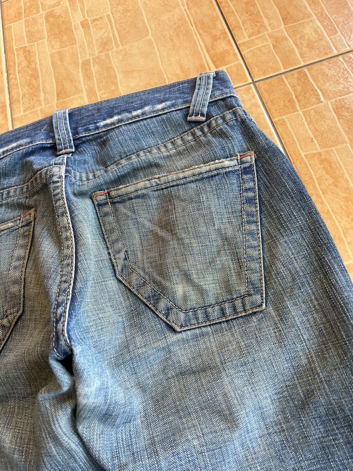 semanticdesign Semantic Designs Flare Distress Mud Wash Jean Size US 32 / EU 48 - 17 Thumbnail