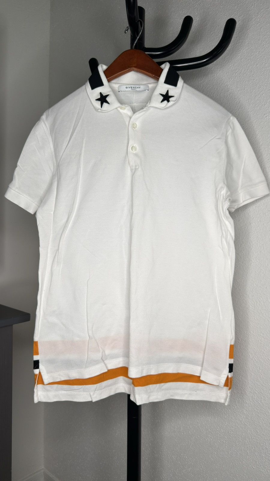 Givenchy × Luxury Rare! Givenchy Star Polo Embroidered Luxury