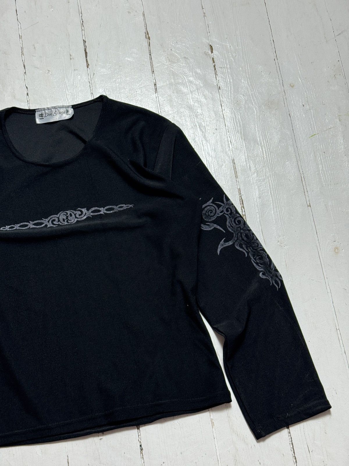 Other VINTAGE TRIBLE 2000s BLACK LONG SLEEVE Size S / US 4 / IT 40 - 3 Thumbnail