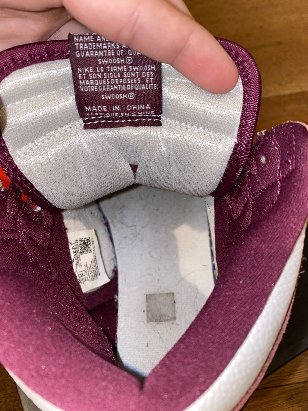 Jordan Brand × Nike Air Jordan 1 Retro Bordeaux Size 10.5 Size US 10.5 / EU 43-44 - 7 Thumbnail