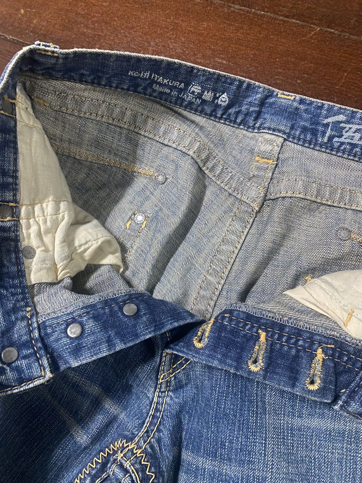 14th Addiction 💥💥 Japanes Brand keiji itakura made in japan Jeans Size US 33 - 11 Thumbnail
