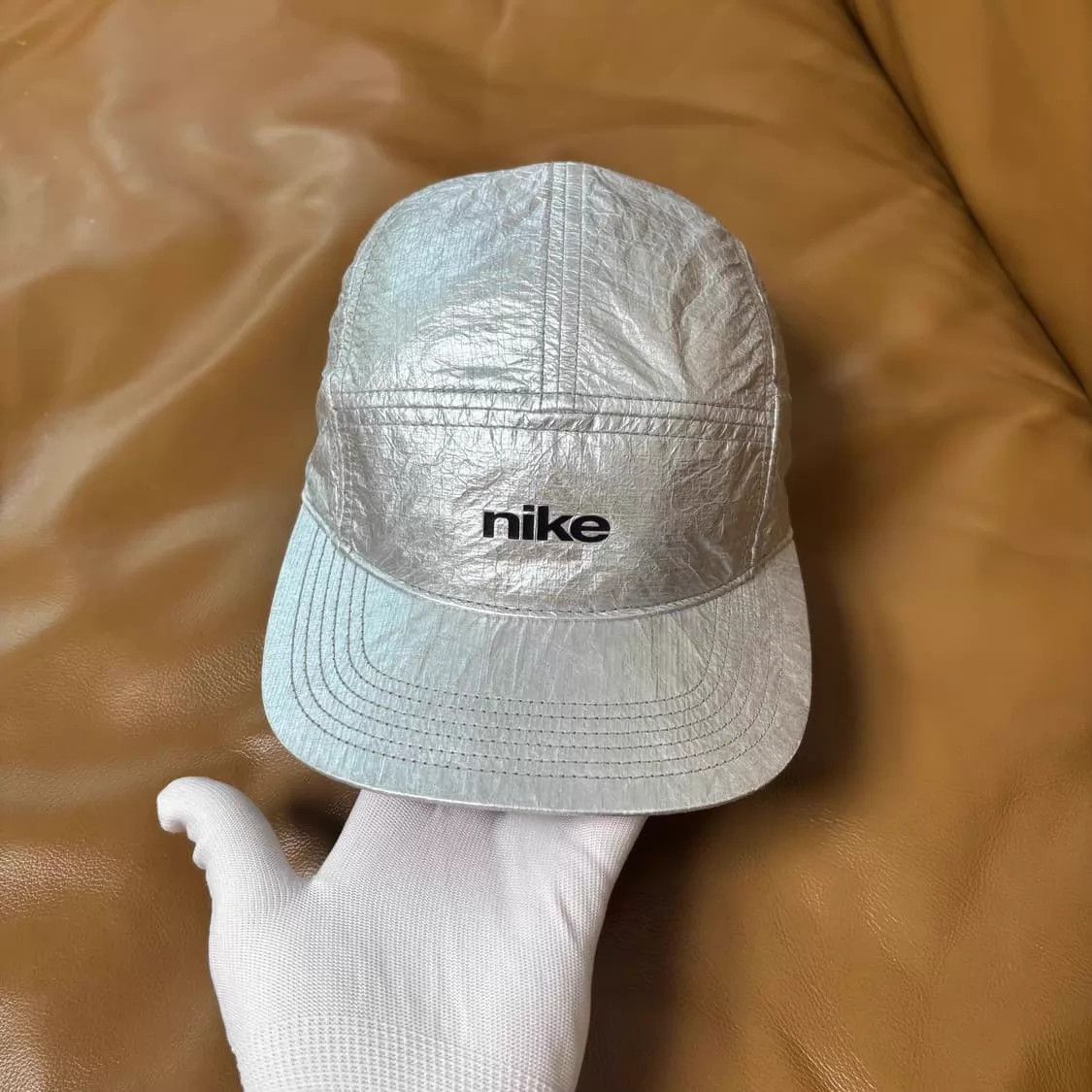 Nike Nike Vintage Metalized Nylon Retro Font Unisex Cap Size ONE SIZE - 1 Thumbnail