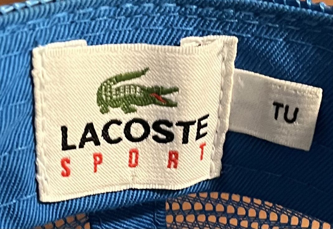 Lacoste Lacoste Sport Mesh Trucker Hat Adjustable Crocodile Logo Cap Size ONE SIZE - 2 Thumbnail