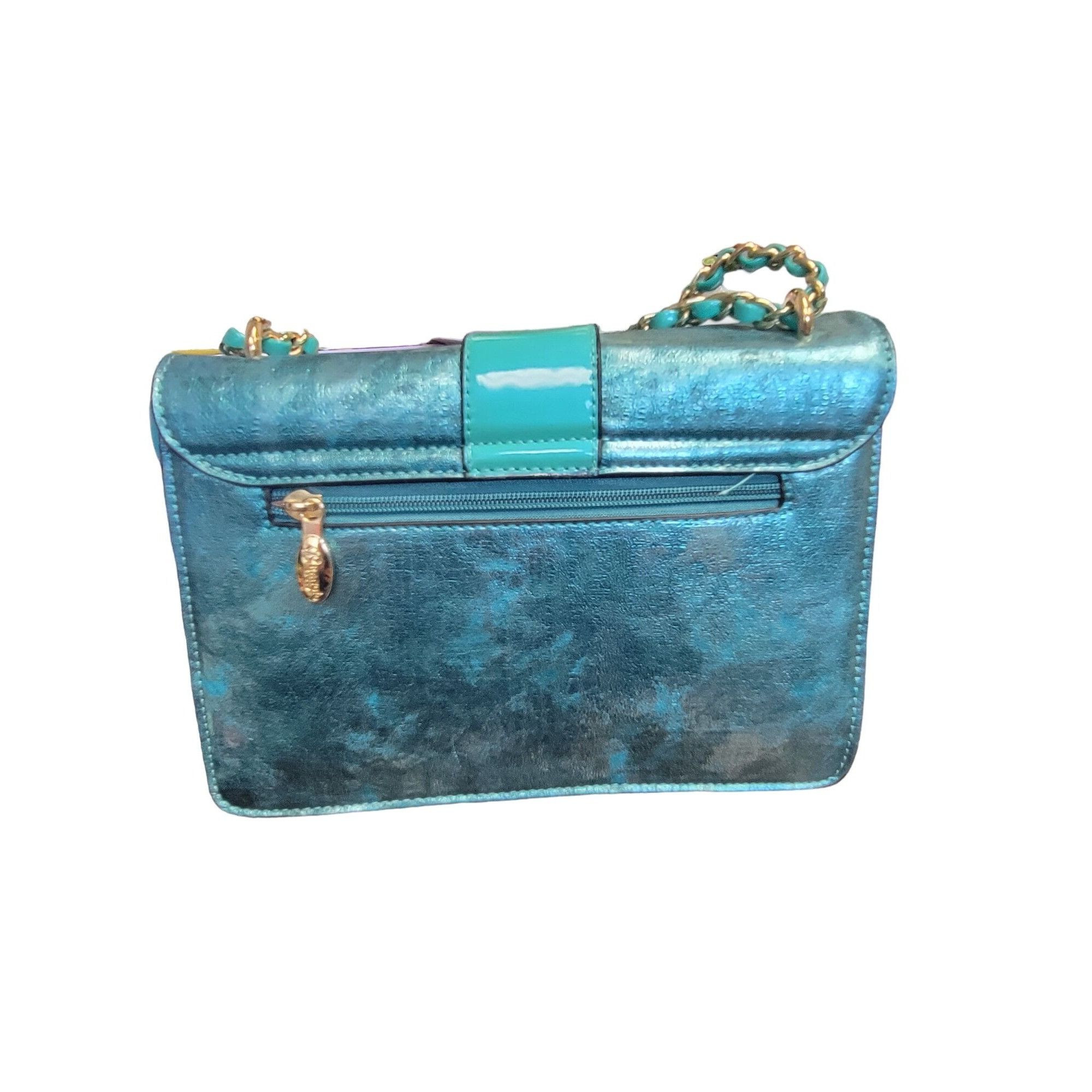 Other Brangio (Italy) Metallic Crossbody Bag With Chain Strap & Mu Size ONE SIZE - 2 Thumbnail