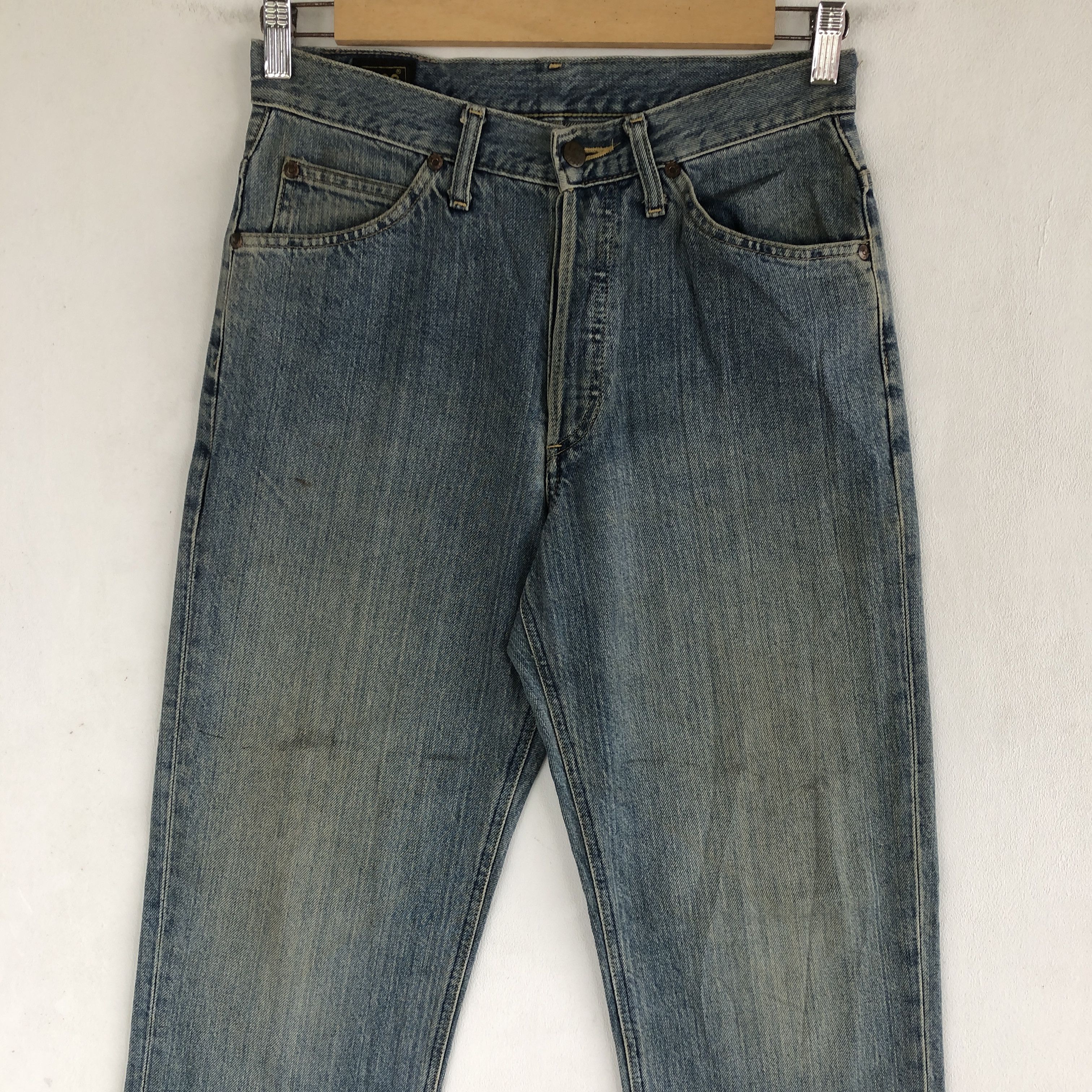 Lee Vintage 90s Lee Sanforized Jeans Lee Faded Light Wash Denim Size 28" / US 6 / IT 42 - 3 Thumbnail