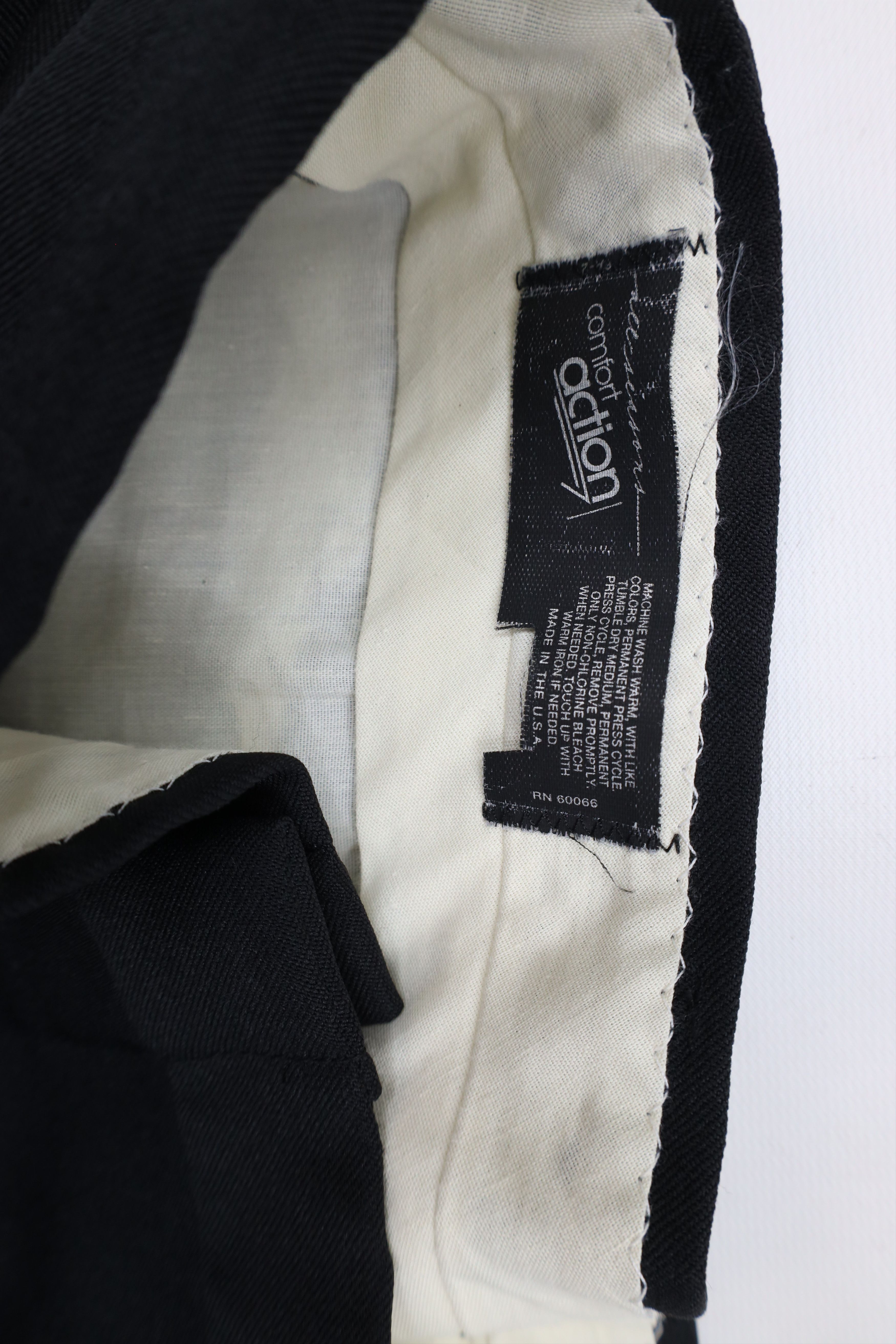Vintage Vintage 70s Streetwear Flared Chinos Chino Pants Black USA Size US 30 / EU 46 - 7 Thumbnail